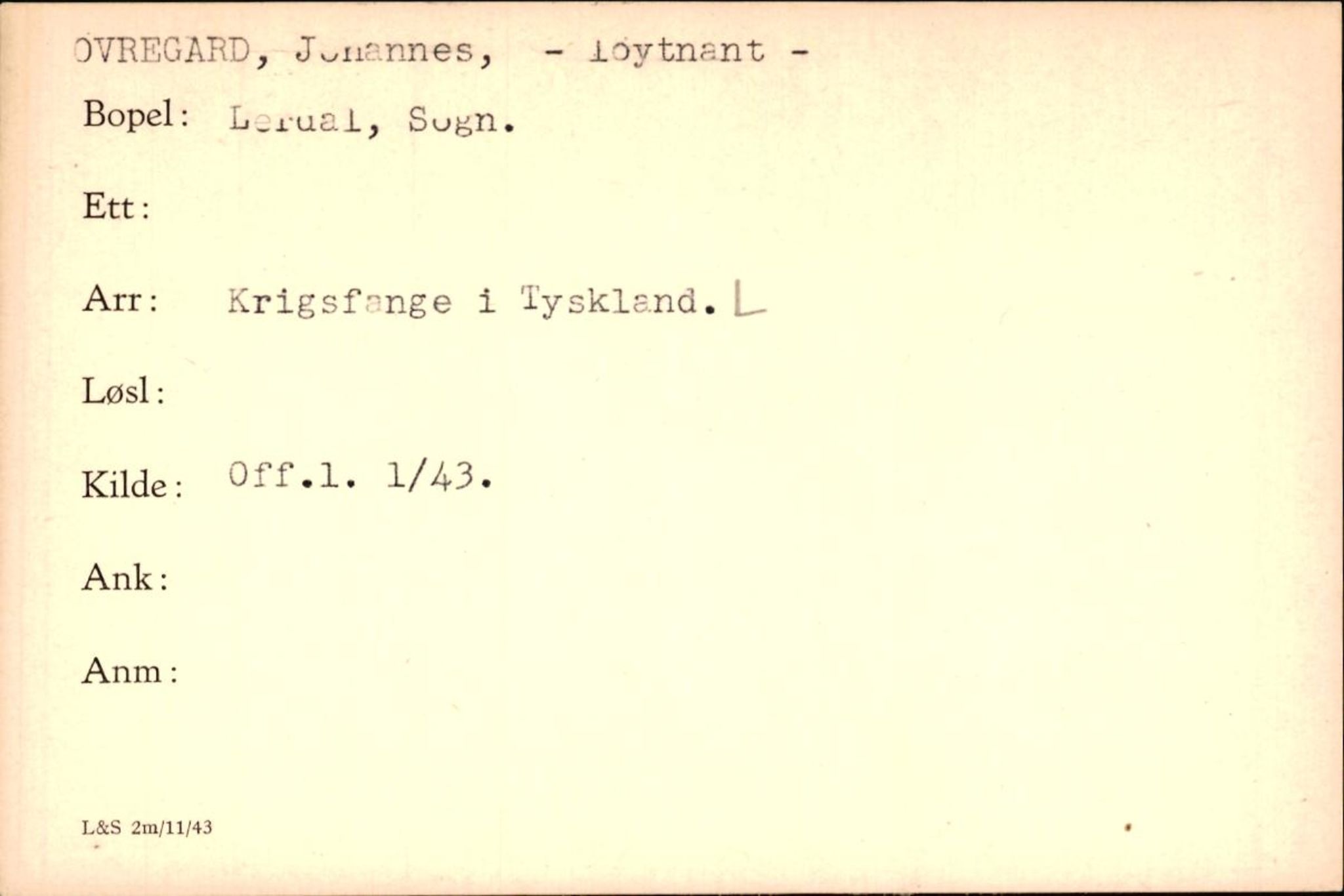 Forsvaret, Forsvarets krigshistoriske avdeling, AV/RA-RAFA-2017/Y/Yf/L0200: II-C-11-2102  -  Norske krigsfanger i Tyskland, 1940-1945, p. 1165