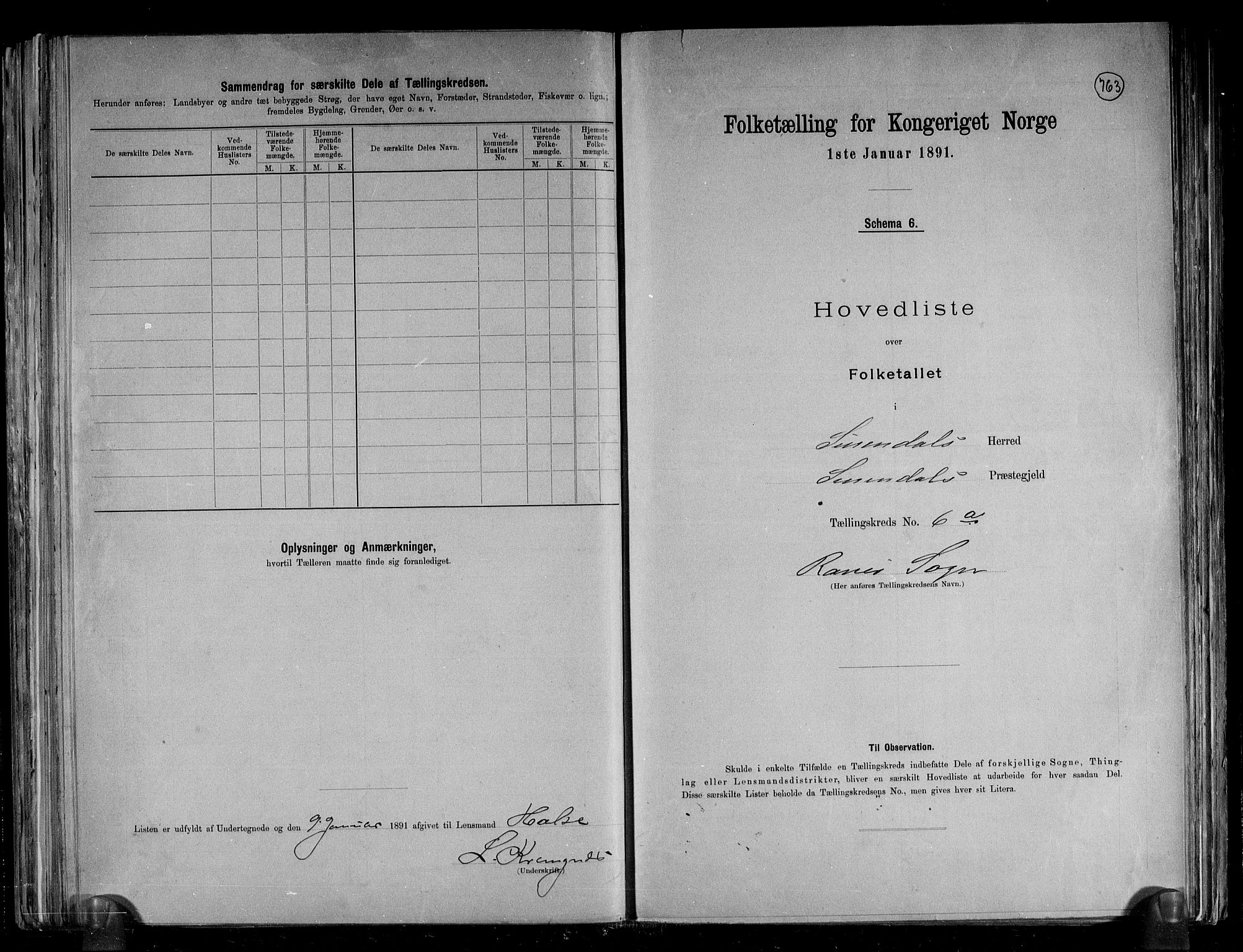 RA, 1891 census for 1566 Surnadal, 1891, p. 16