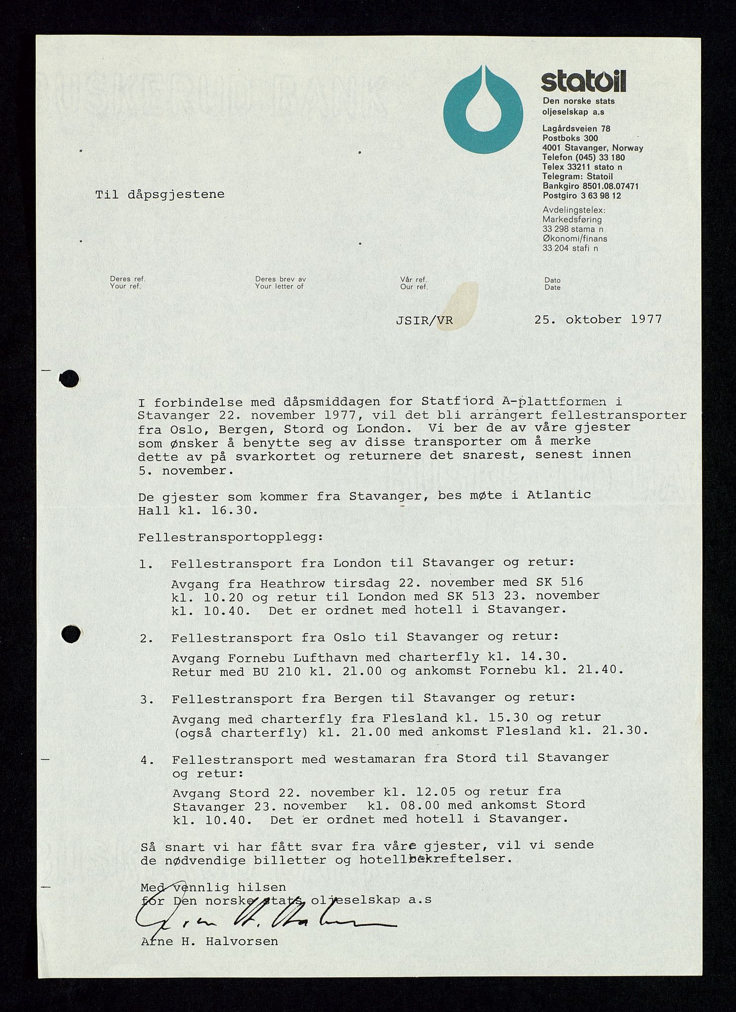 Pa 1339 - Statoil ASA, AV/SAST-A-101656/0001/D/Dm/L0340: Sak- og korrespondanse, 1977-1982, p. 6