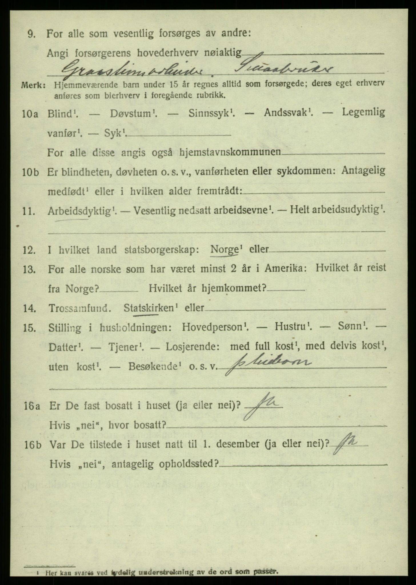 SAB, 1920 census for Askøy, 1920, p. 5795