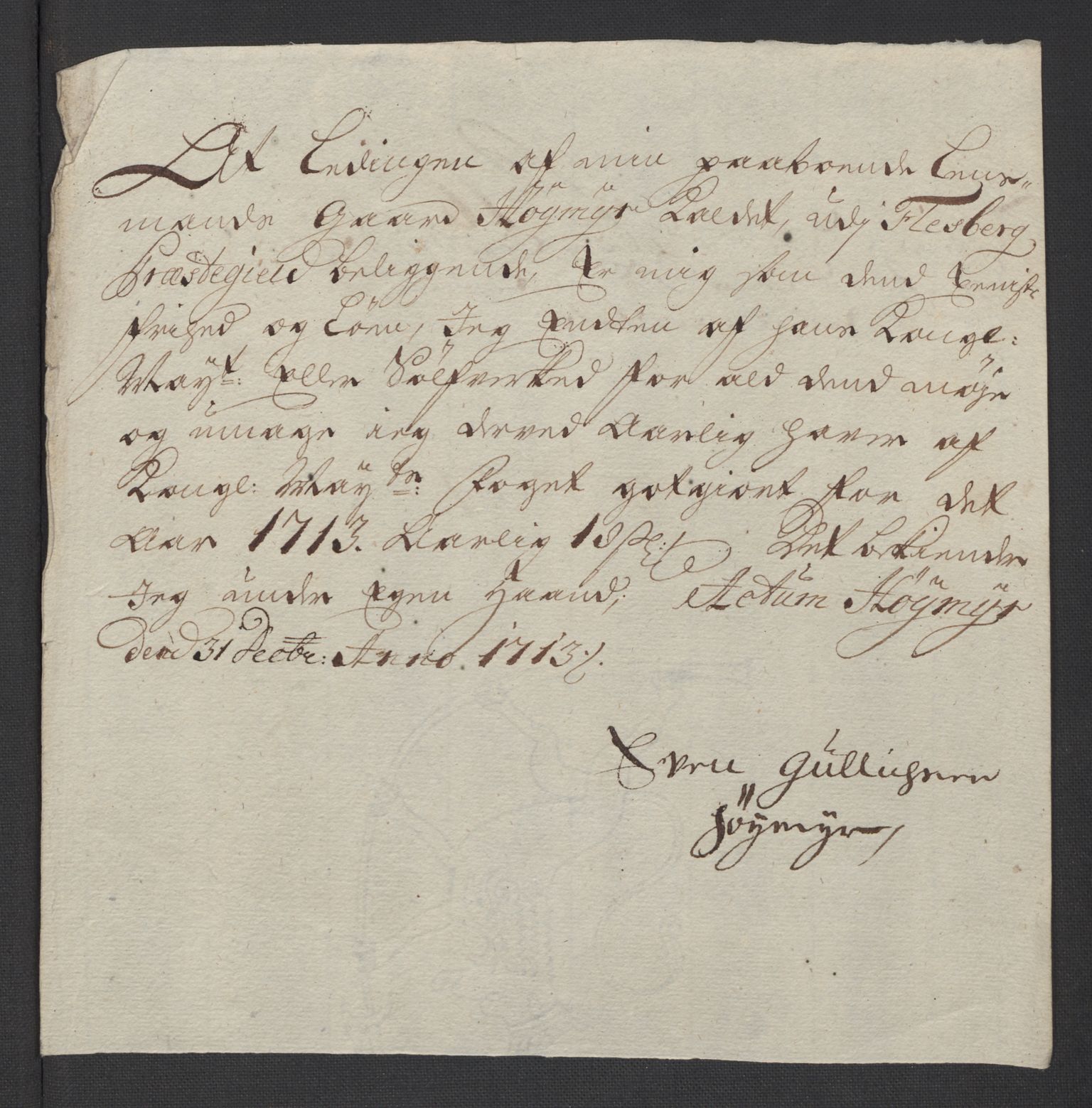 Rentekammeret inntil 1814, Reviderte regnskaper, Fogderegnskap, RA/EA-4092/R24/L1588: Fogderegnskap Numedal og Sandsvær, 1713, p. 317