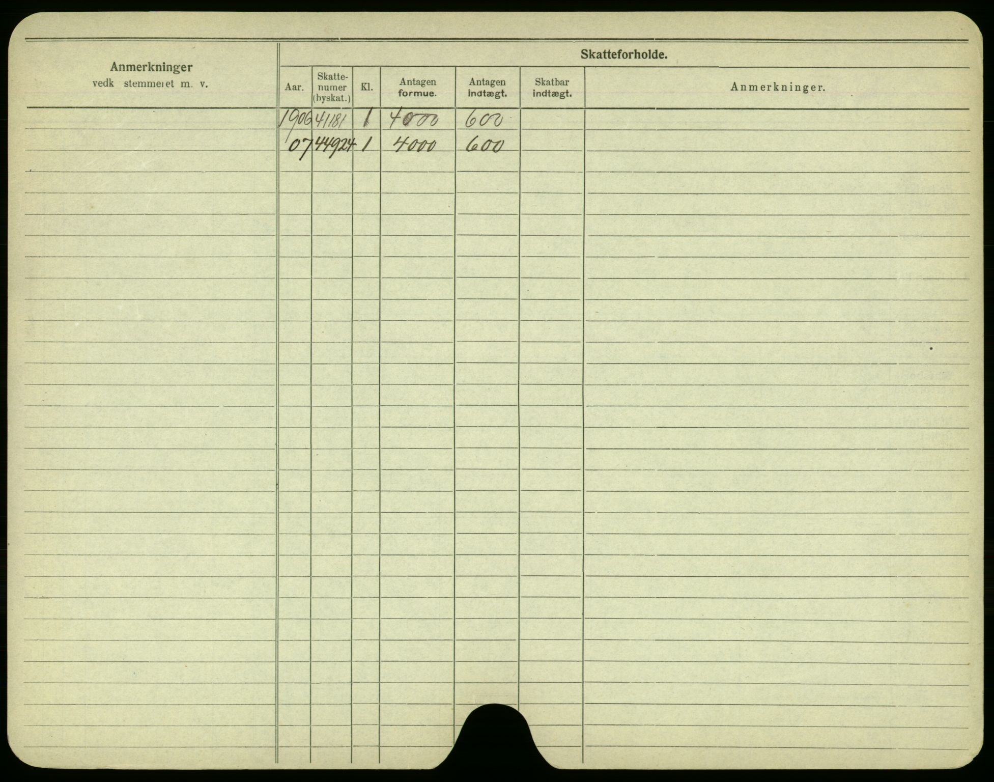 Oslo folkeregister, Registerkort, AV/SAO-A-11715/F/Fa/Fac/L0002: Menn, 1906-1914, p. 974b