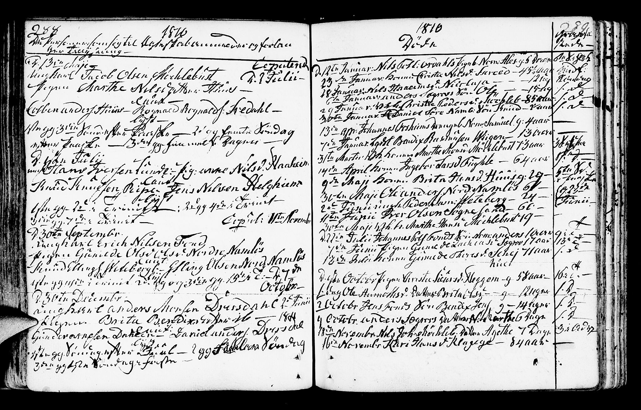 Jølster sokneprestembete, AV/SAB-A-80701/H/Haa/Haaa/L0006: Parish register (official) no. A 6, 1790-1821, p. 288-289