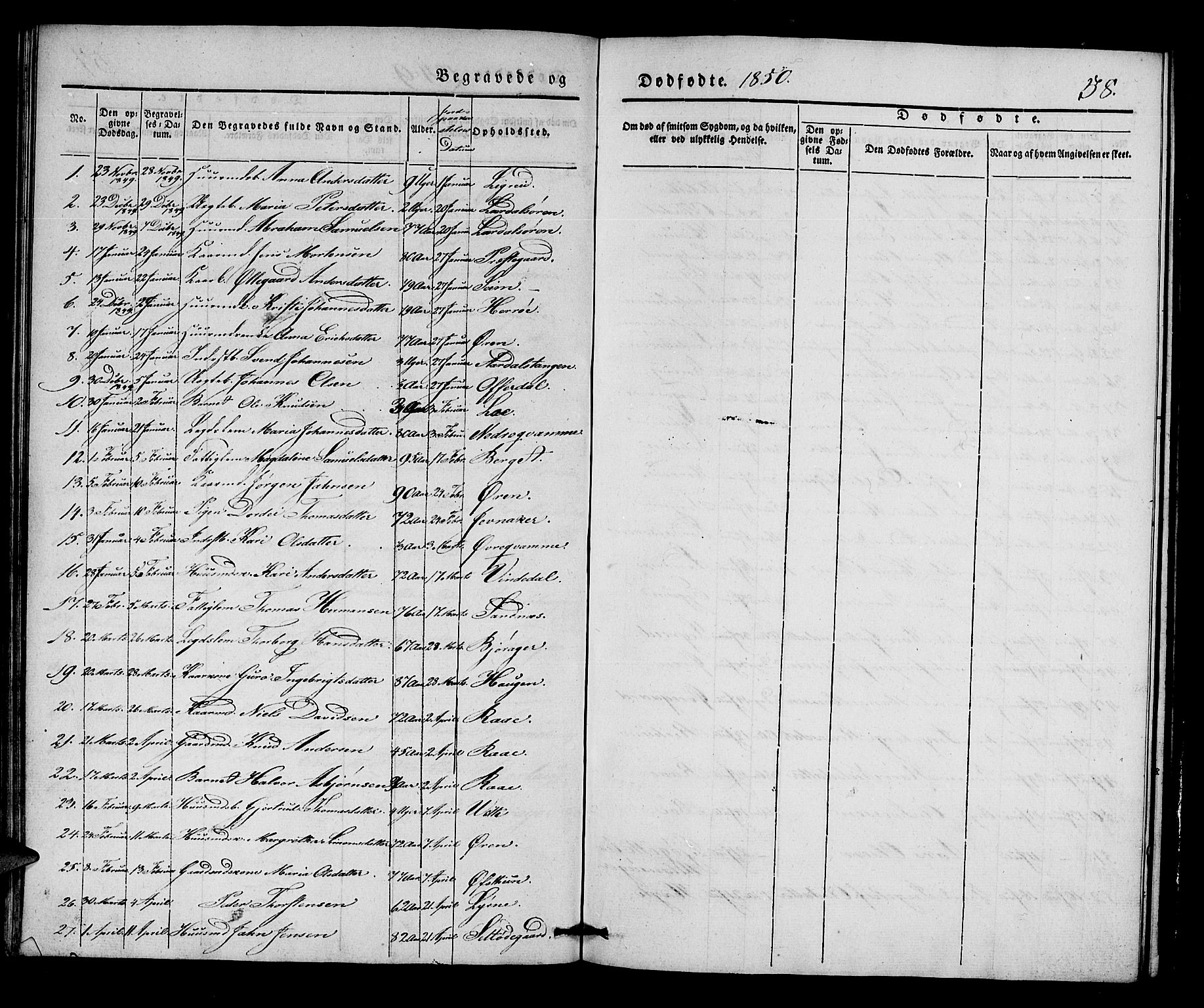 Lærdal sokneprestembete, SAB/A-81201: Parish register (official) no. A 9, 1835-1857, p. 58