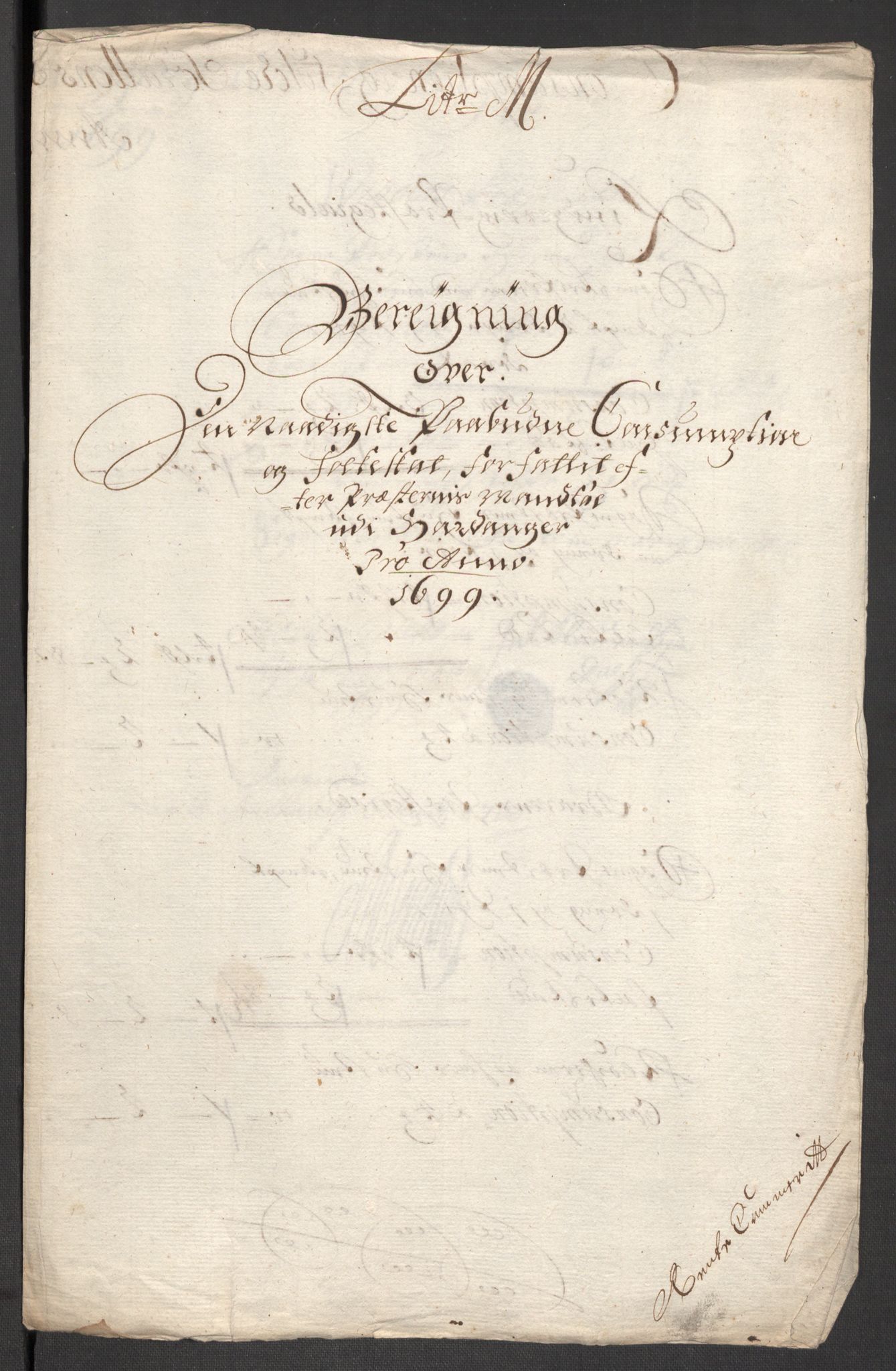 Rentekammeret inntil 1814, Reviderte regnskaper, Fogderegnskap, AV/RA-EA-4092/R48/L2978: Fogderegnskap Sunnhordland og Hardanger, 1699, p. 200