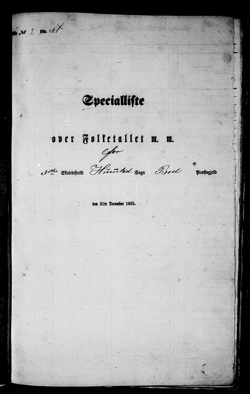 RA, 1865 census for Bud, 1865, p. 33