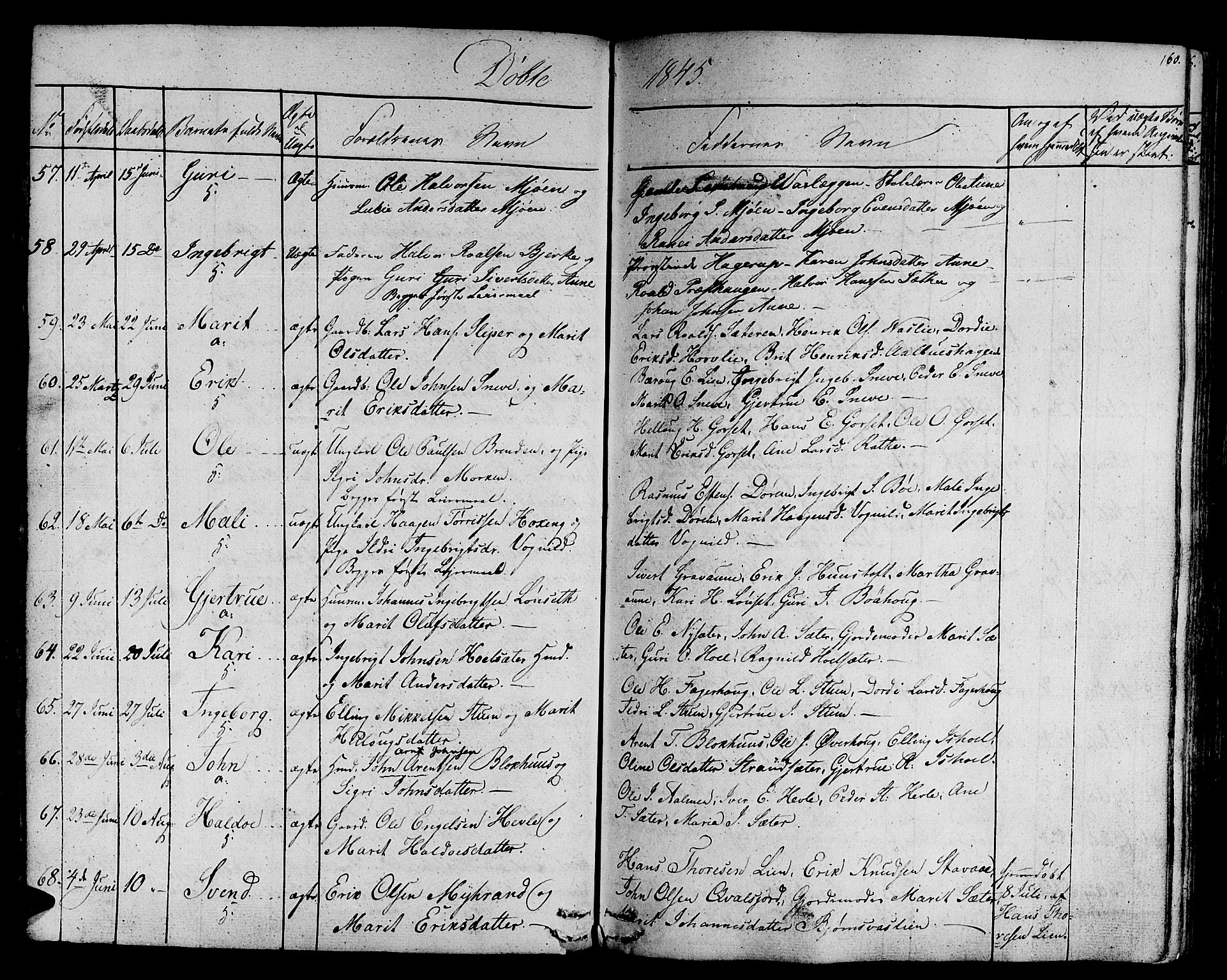 Ministerialprotokoller, klokkerbøker og fødselsregistre - Sør-Trøndelag, AV/SAT-A-1456/678/L0897: Parish register (official) no. 678A06-07, 1821-1847, p. 160