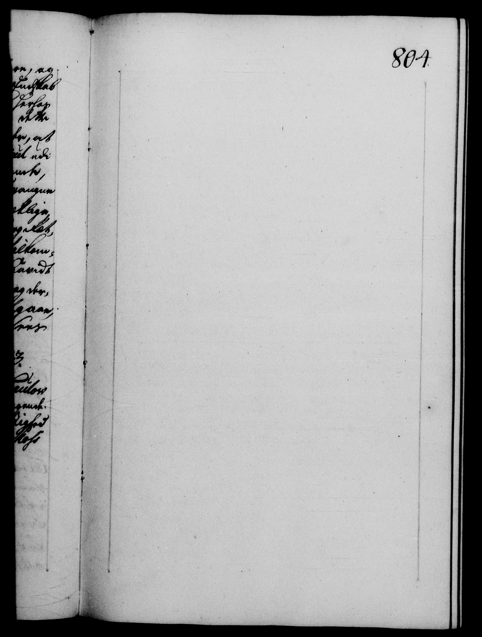Danske Kanselli 1572-1799, RA/EA-3023/F/Fc/Fca/Fcab/L0029: Norske tegnelser, 1741-1743, p. 804a
