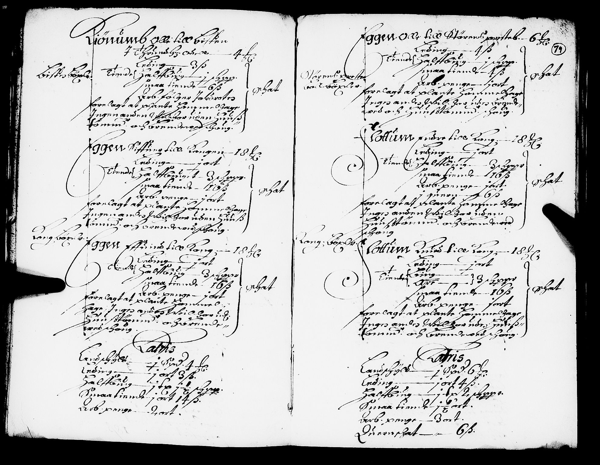 Rentekammeret inntil 1814, Realistisk ordnet avdeling, AV/RA-EA-4070/N/Nb/Nba/L0051: Gauldal fogderi, 1667, p. 78b-79a