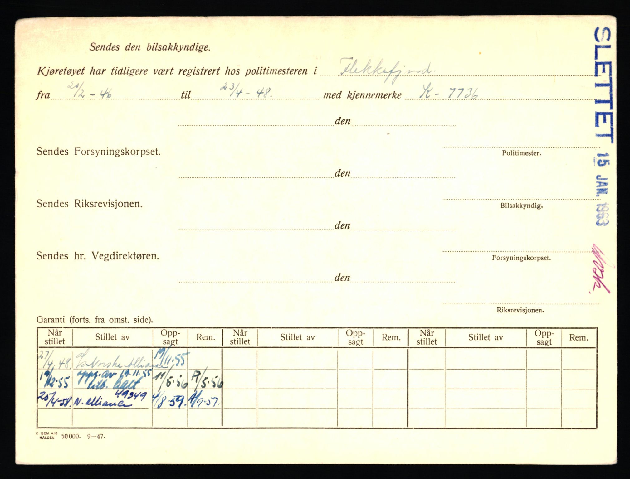 Stavanger trafikkstasjon, AV/SAST-A-101942/0/F/L0026: L-14000 - L-14599, 1930-1971, p. 22