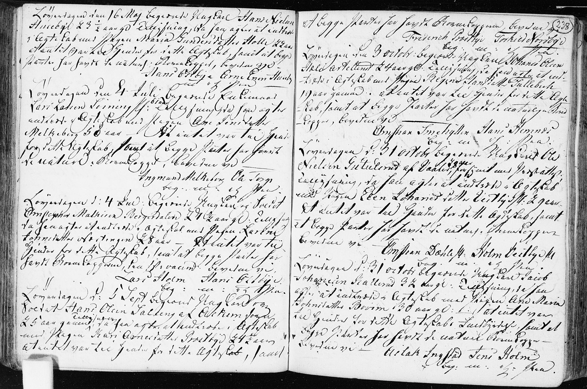 Spydeberg prestekontor Kirkebøker, AV/SAO-A-10924/F/Fa/L0003: Parish register (official) no. I 3, 1778-1814, p. 238