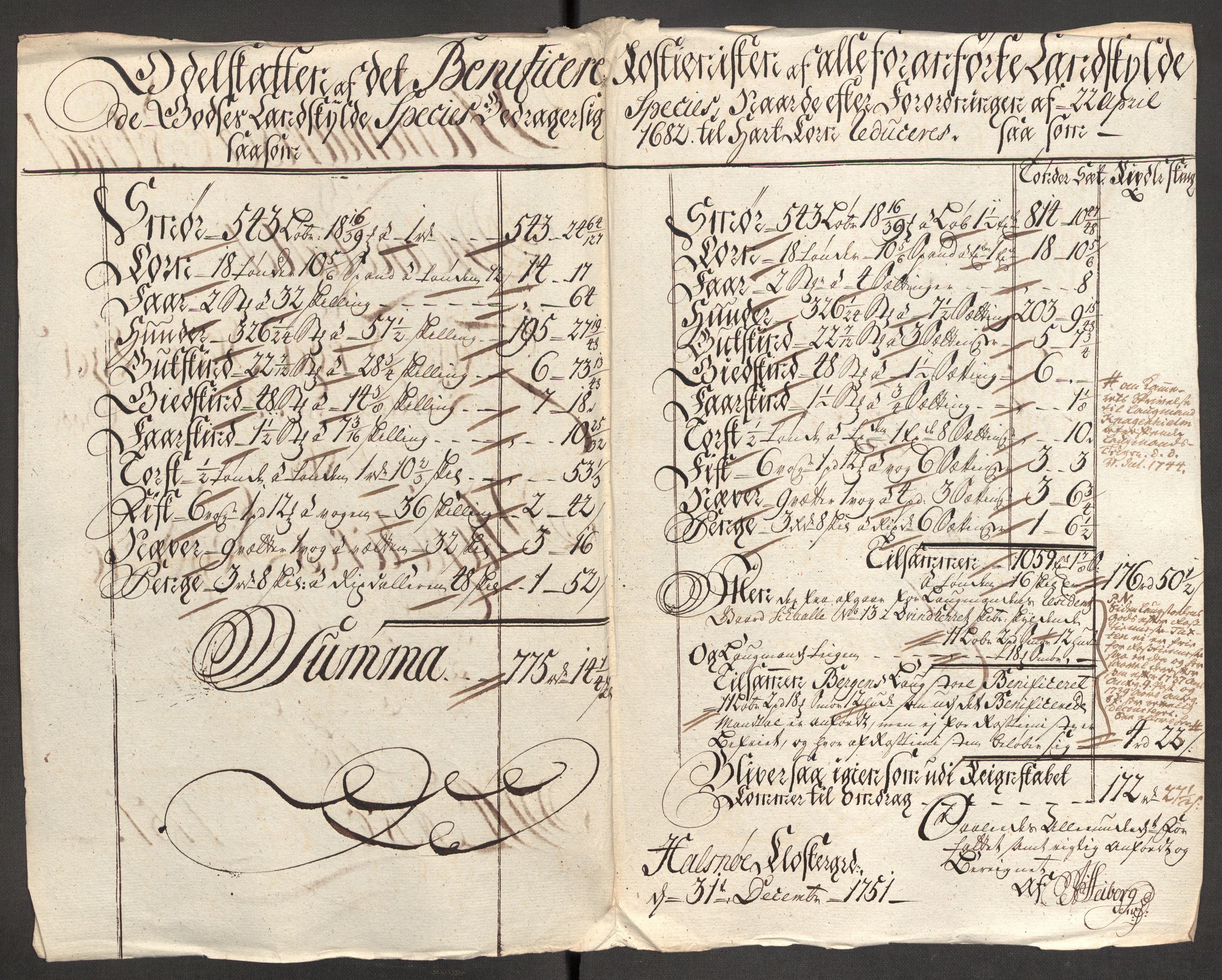 Rentekammeret inntil 1814, Reviderte regnskaper, Fogderegnskap, RA/EA-4092/R48/L3056: Fogderegnskap Sunnhordland og Hardanger, 1751, p. 325