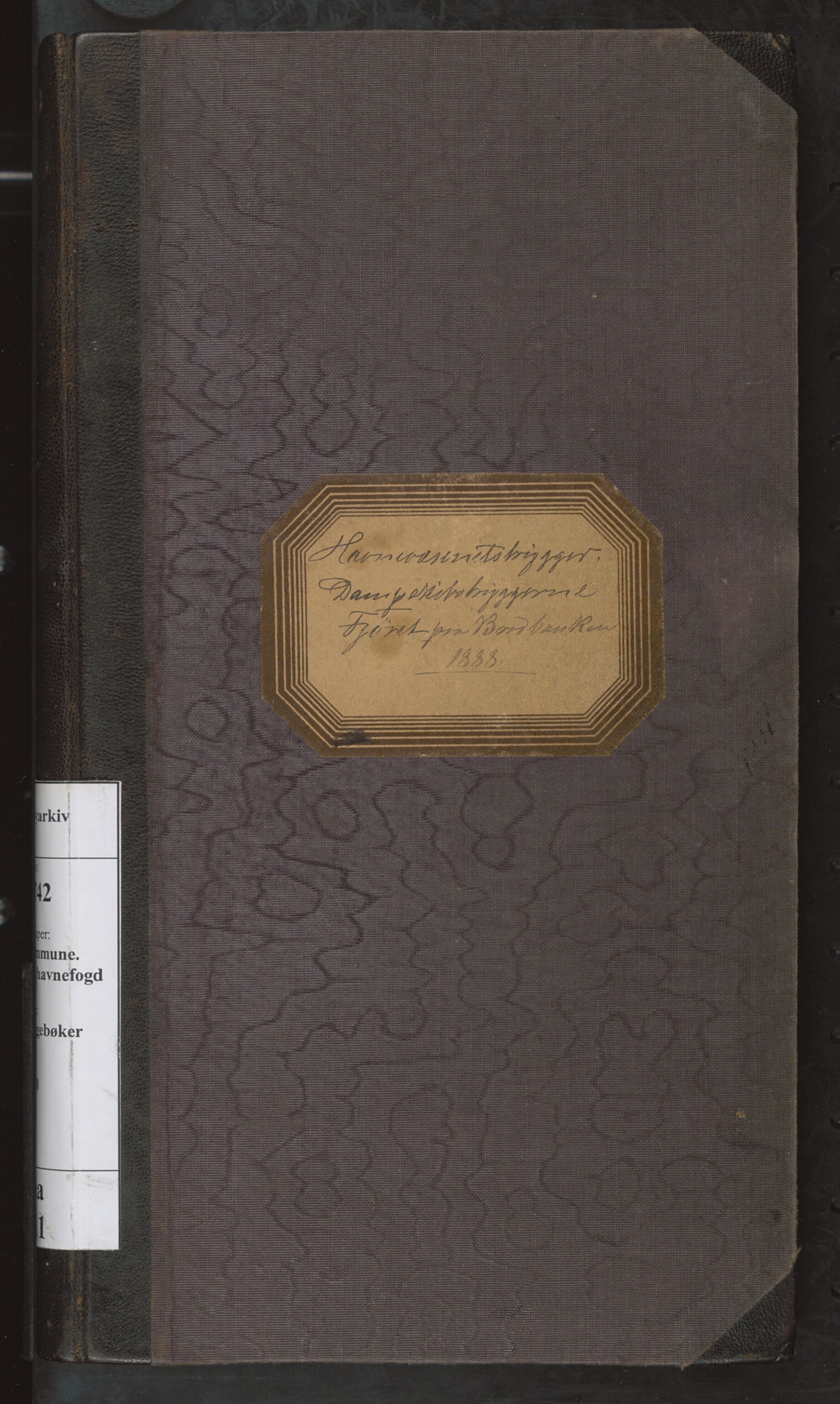 Bergen kommune. Havnekontor/havnefogd, BBA/A-0742/H/Ha/Haa/L0011: Bryggebok, 1888