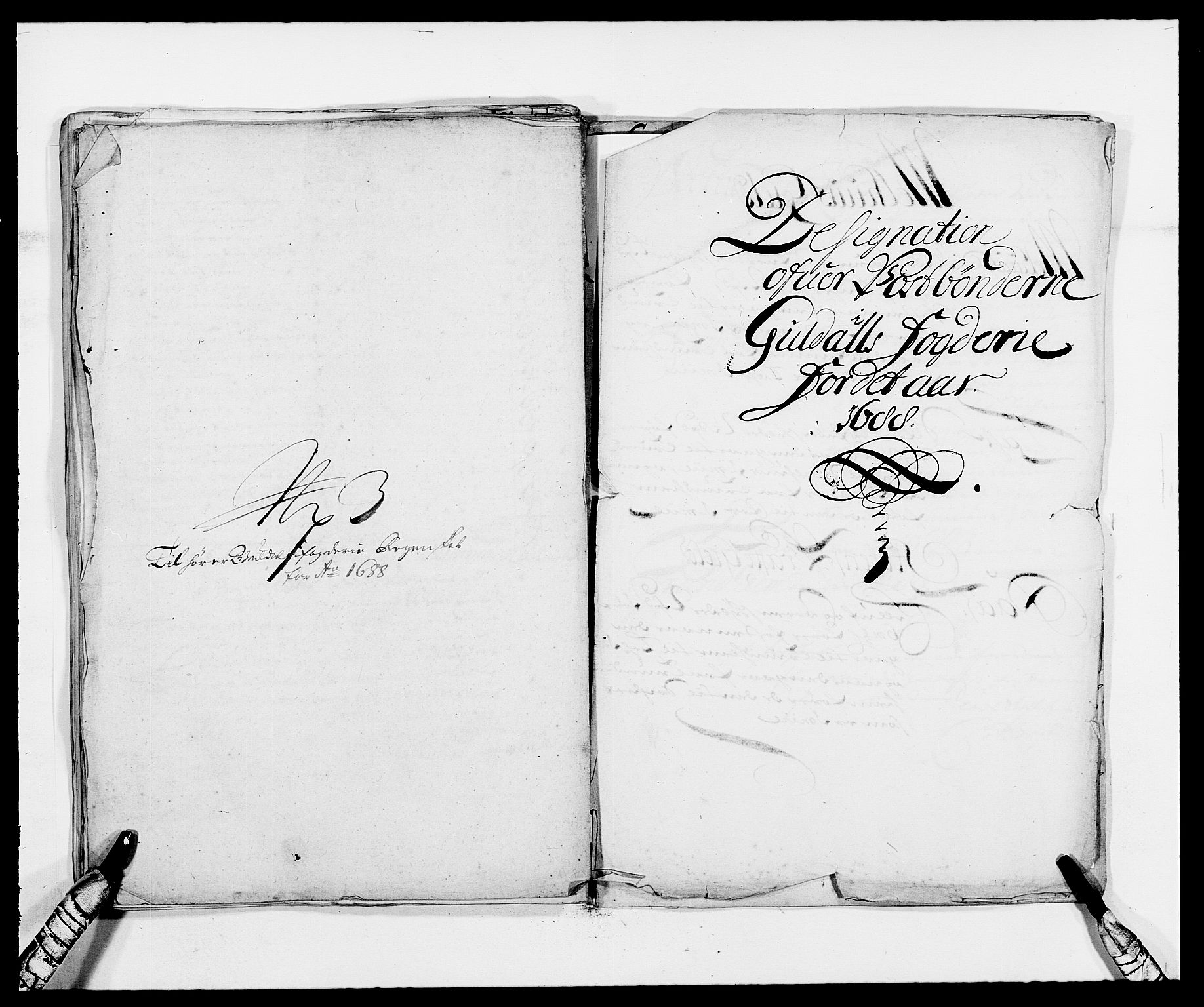 Rentekammeret inntil 1814, Reviderte regnskaper, Fogderegnskap, RA/EA-4092/R59/L3939: Fogderegnskap Gauldal, 1687-1688, p. 344