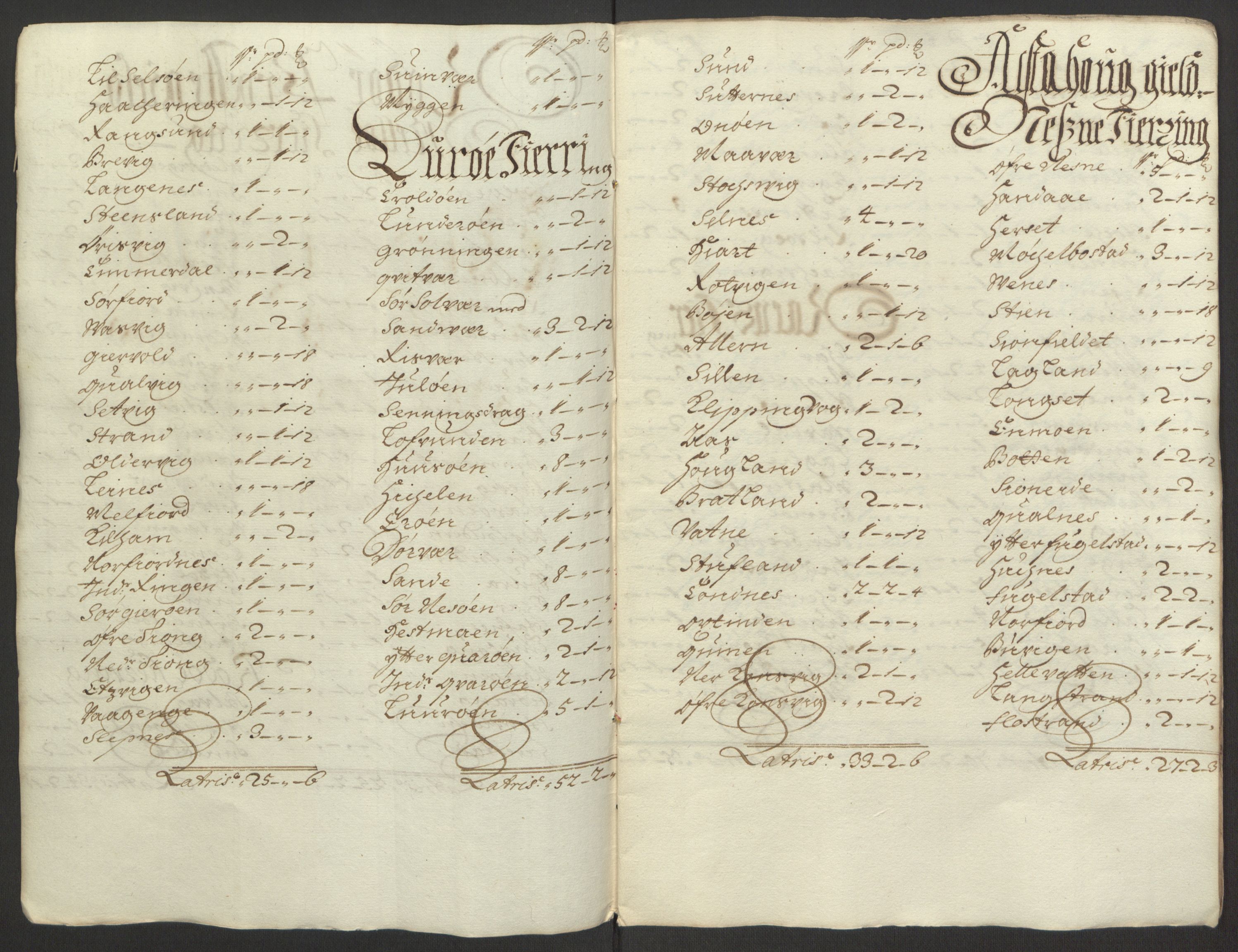 Rentekammeret inntil 1814, Reviderte regnskaper, Fogderegnskap, AV/RA-EA-4092/R65/L4505: Fogderegnskap Helgeland, 1693-1696, p. 244