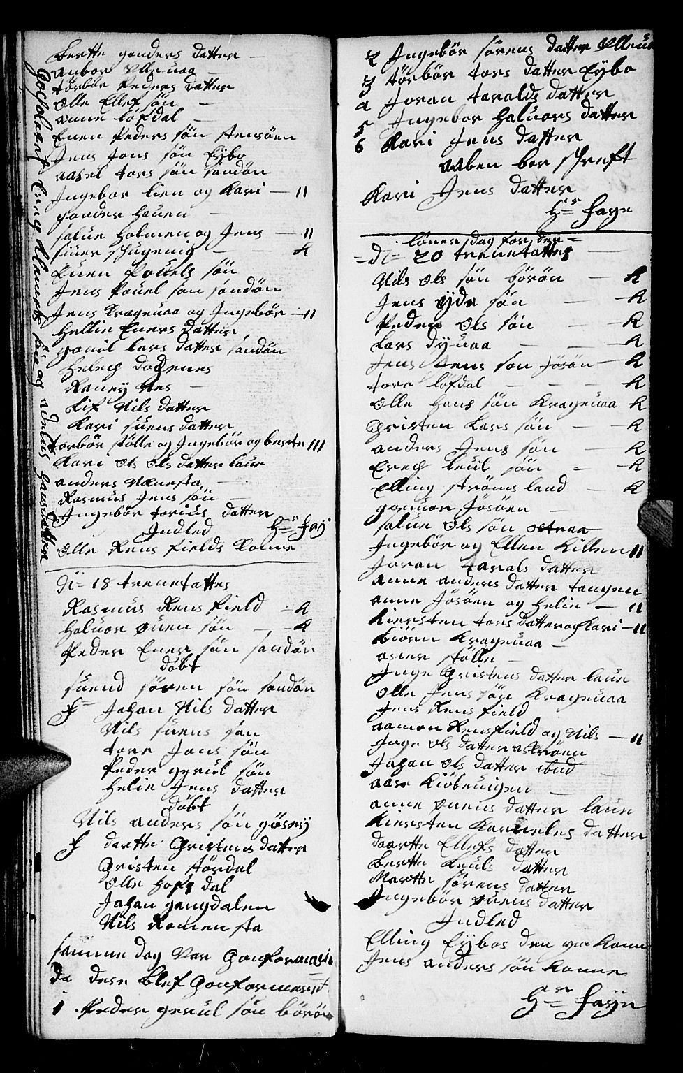 Dypvåg sokneprestkontor, AV/SAK-1111-0007/F/Fb/Fba/L0005: Parish register (copy) no. B 5, 1732-1746, p. 114