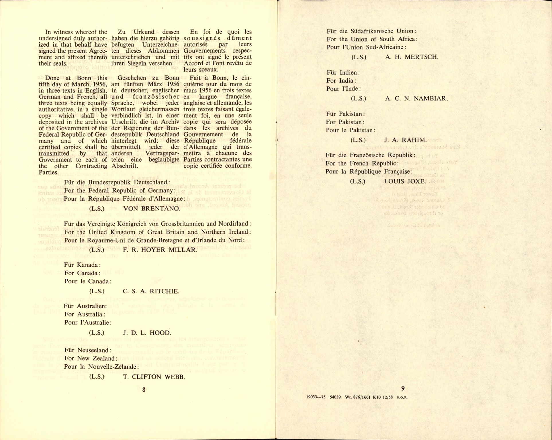 Krigsgravtjenesten, AV/RA-S-7020/D/Da/L0001: Administrasjon m.m., 1950-1966, p. 538