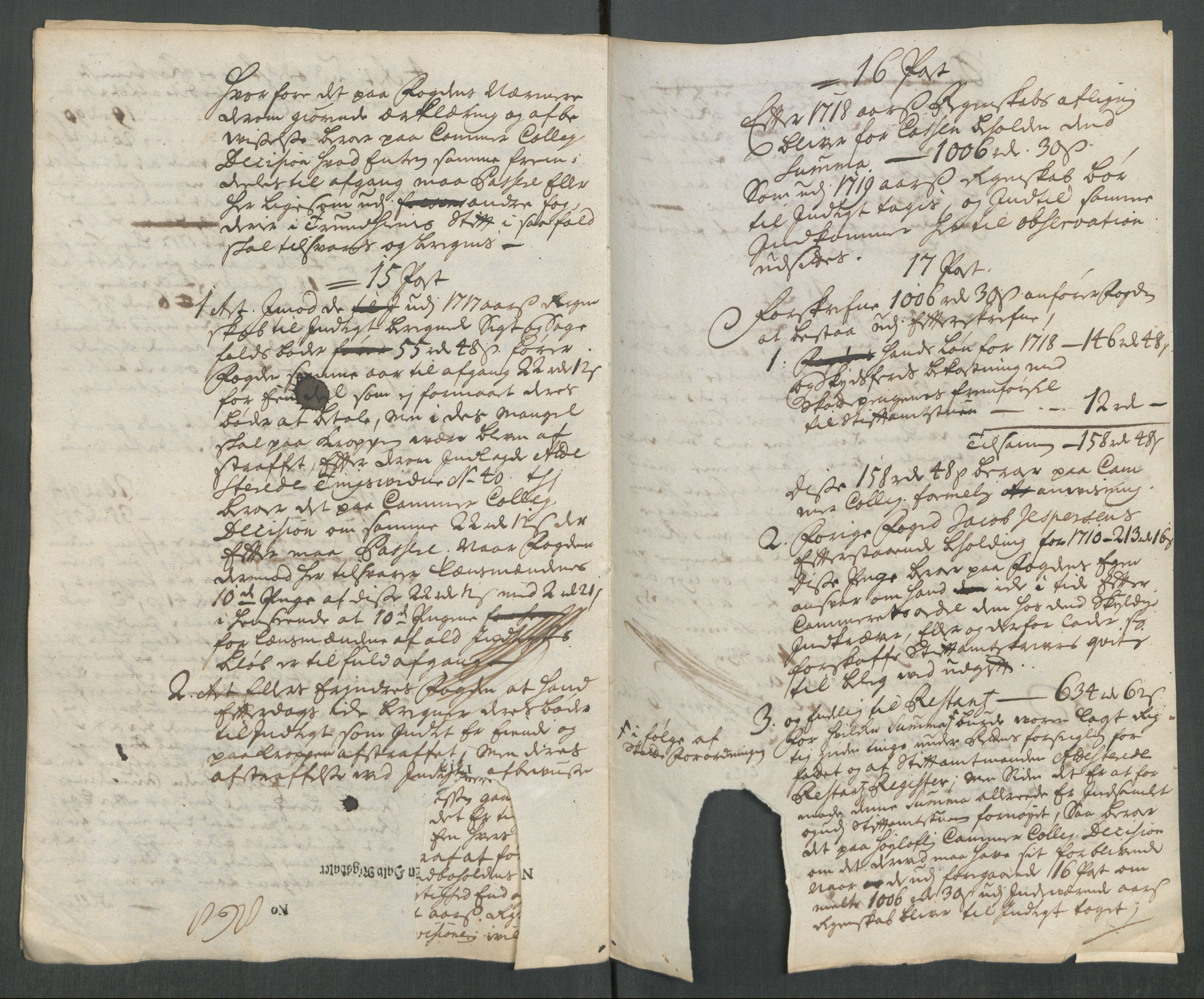 Rentekammeret inntil 1814, Reviderte regnskaper, Fogderegnskap, AV/RA-EA-4092/R64/L4439: Fogderegnskap Namdal, 1718, p. 273