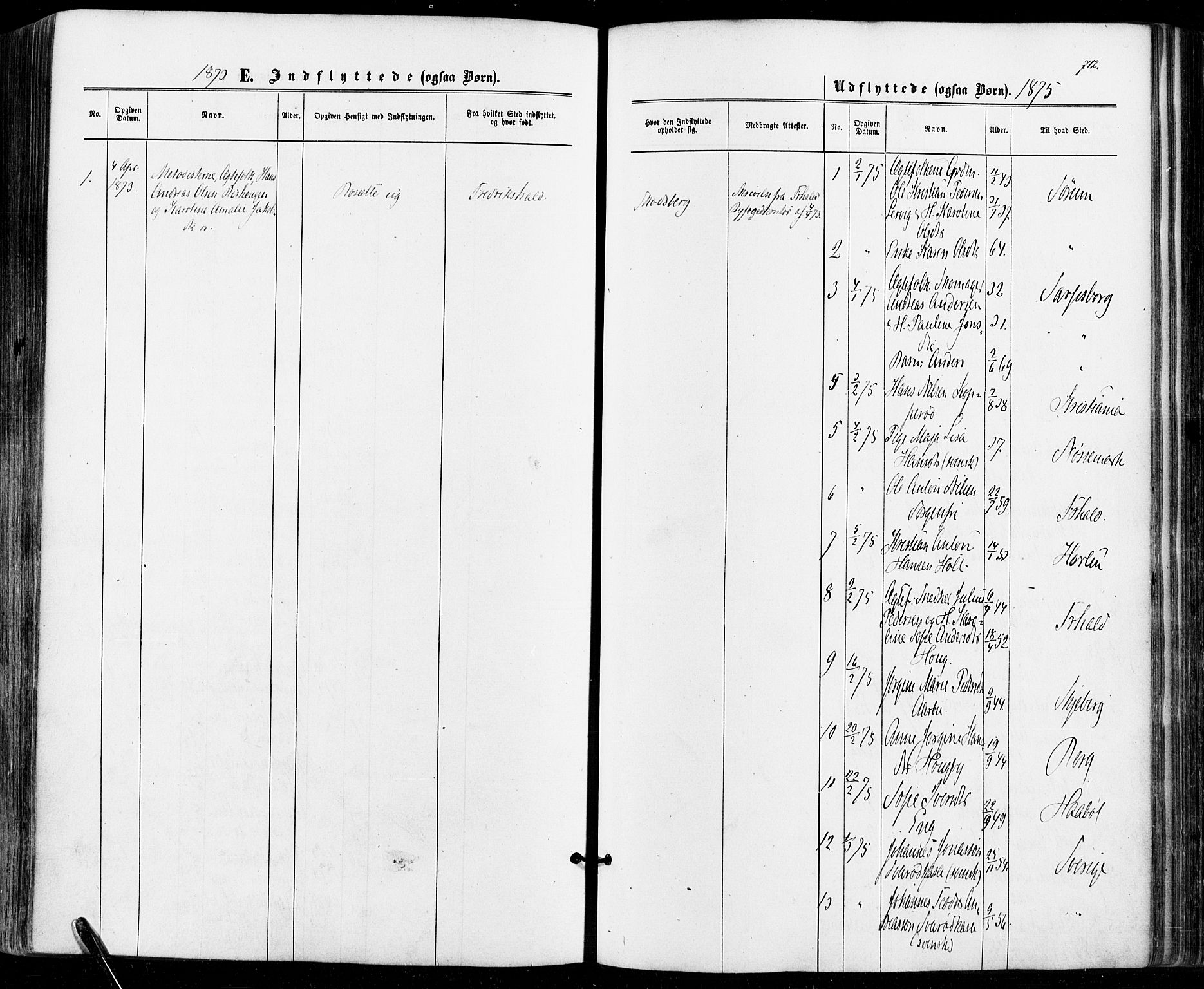 Aremark prestekontor Kirkebøker, SAO/A-10899/F/Fc/L0004: Parish register (official) no. III 4, 1866-1877, p. 711-712