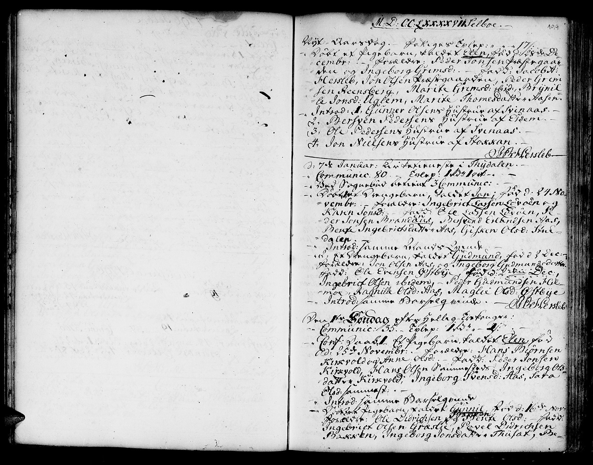 Ministerialprotokoller, klokkerbøker og fødselsregistre - Sør-Trøndelag, SAT/A-1456/695/L1138: Parish register (official) no. 695A02 /1, 1757-1801, p. 199