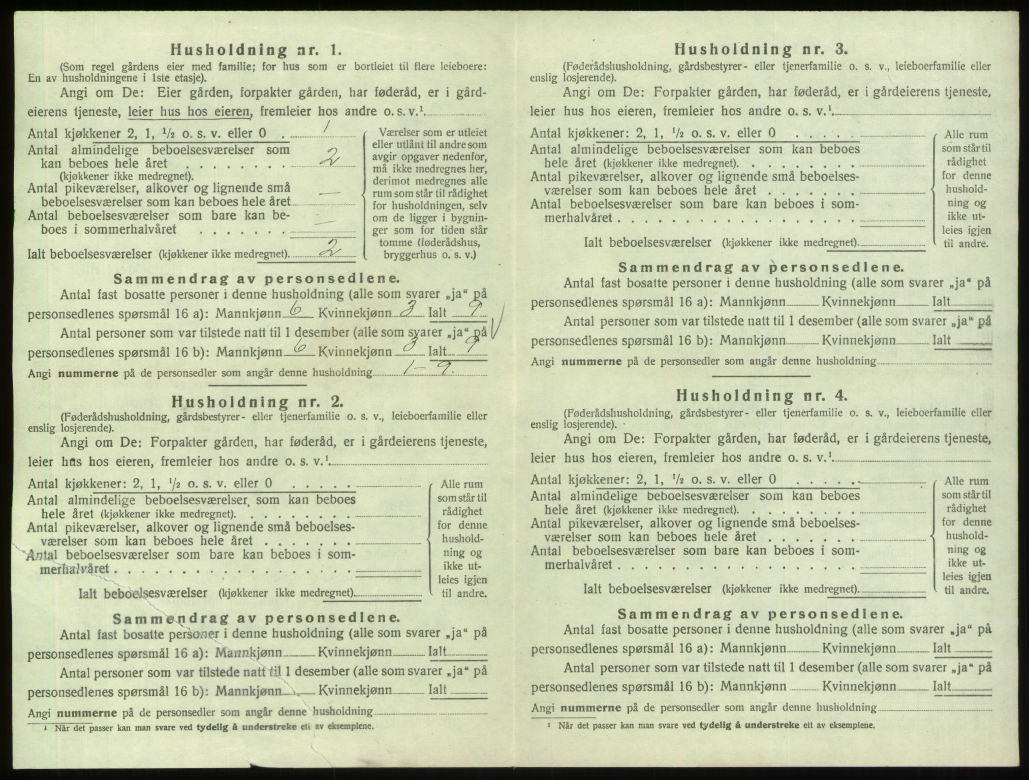 SAO, 1920 census for Skjeberg, 1920, p. 1998