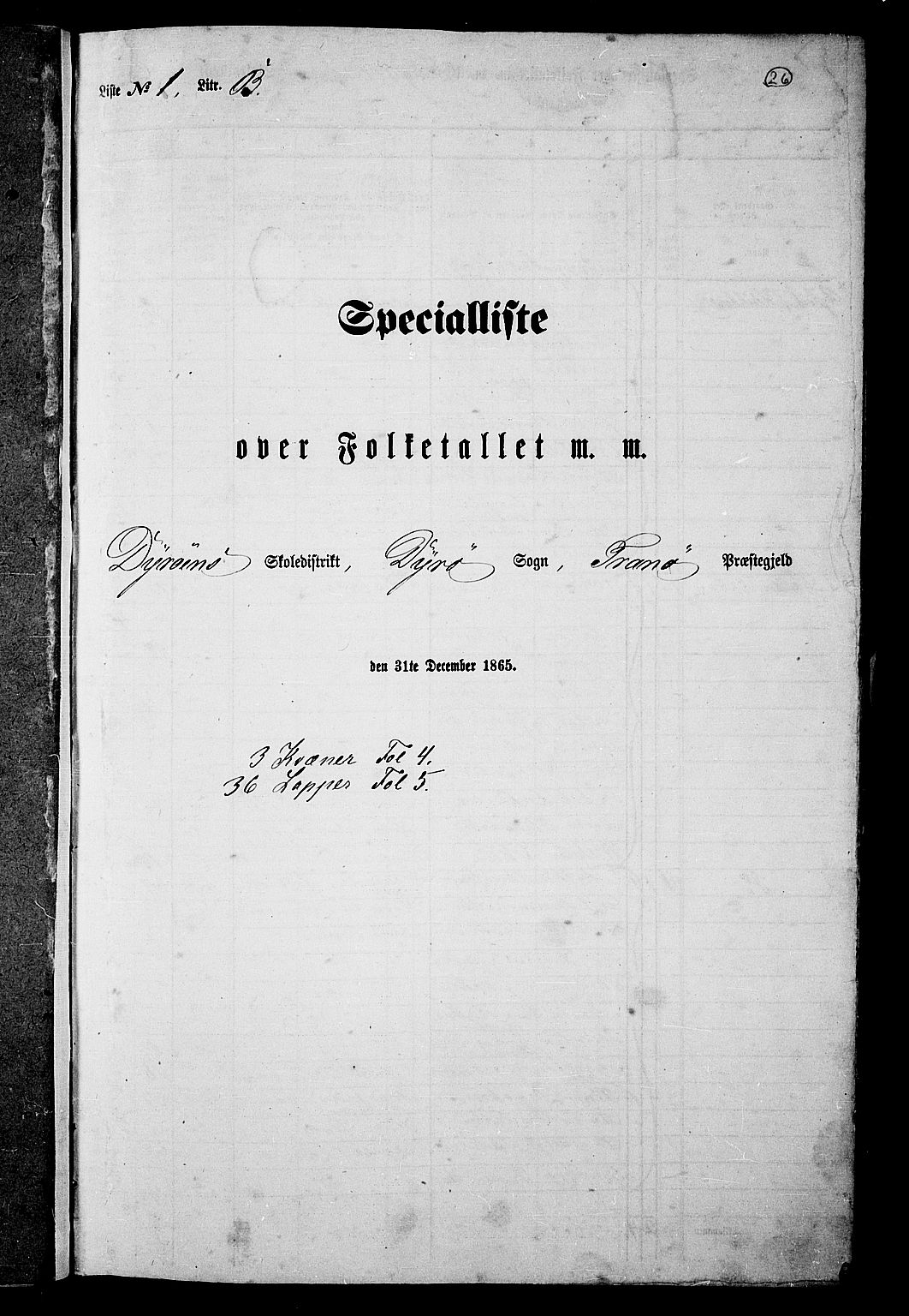 RA, 1865 census for Tranøy, 1865, p. 24