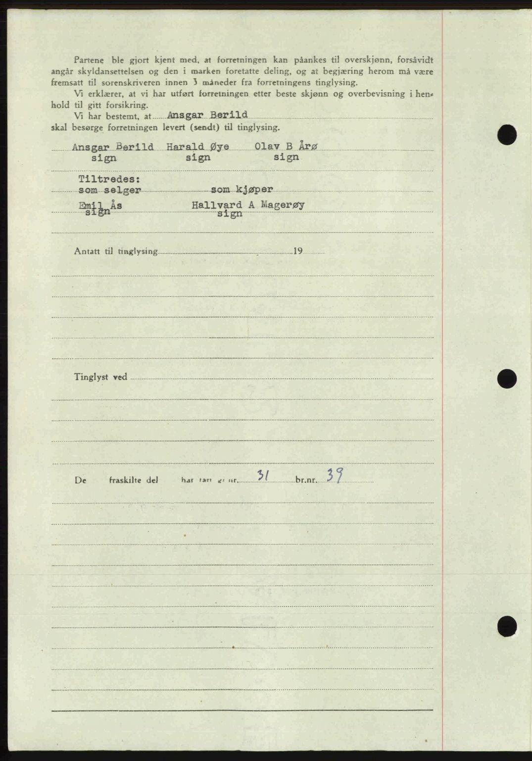 Romsdal sorenskriveri, AV/SAT-A-4149/1/2/2C: Mortgage book no. A27, 1948-1948, Diary no: : 2769/1948