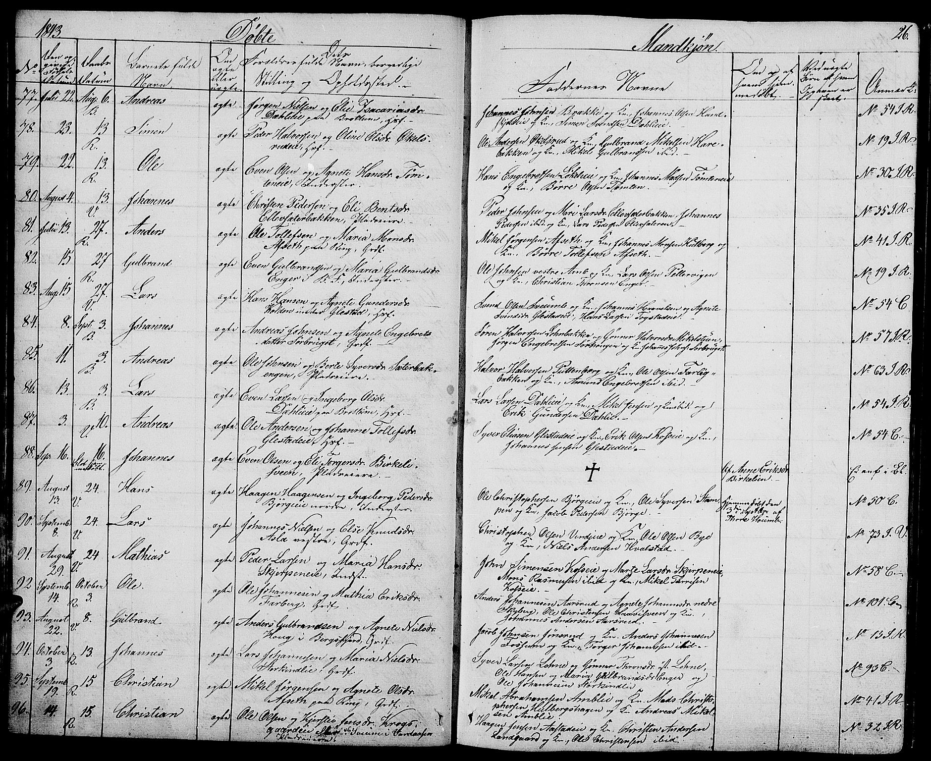 Ringsaker prestekontor, AV/SAH-PREST-014/L/La/L0005: Parish register (copy) no. 5, 1839-1850, p. 26