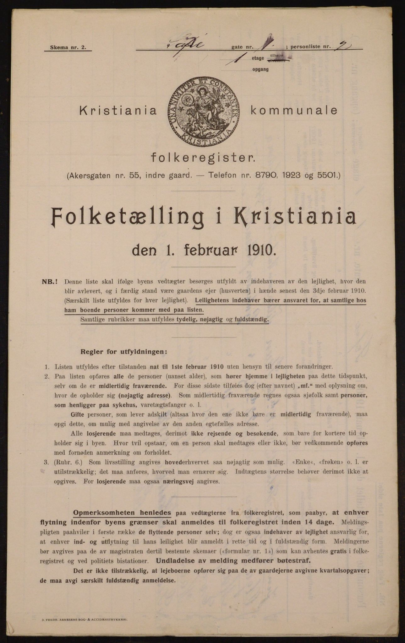 OBA, Municipal Census 1910 for Kristiania, 1910, p. 94051