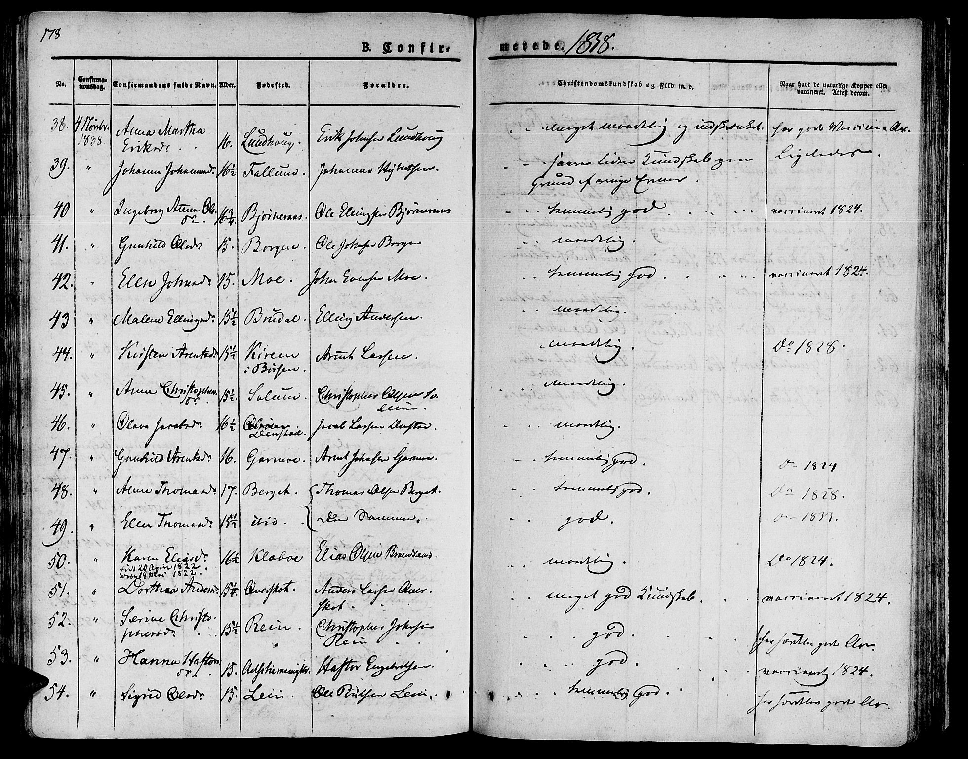 Ministerialprotokoller, klokkerbøker og fødselsregistre - Sør-Trøndelag, AV/SAT-A-1456/646/L0609: Parish register (official) no. 646A07, 1826-1838, p. 178