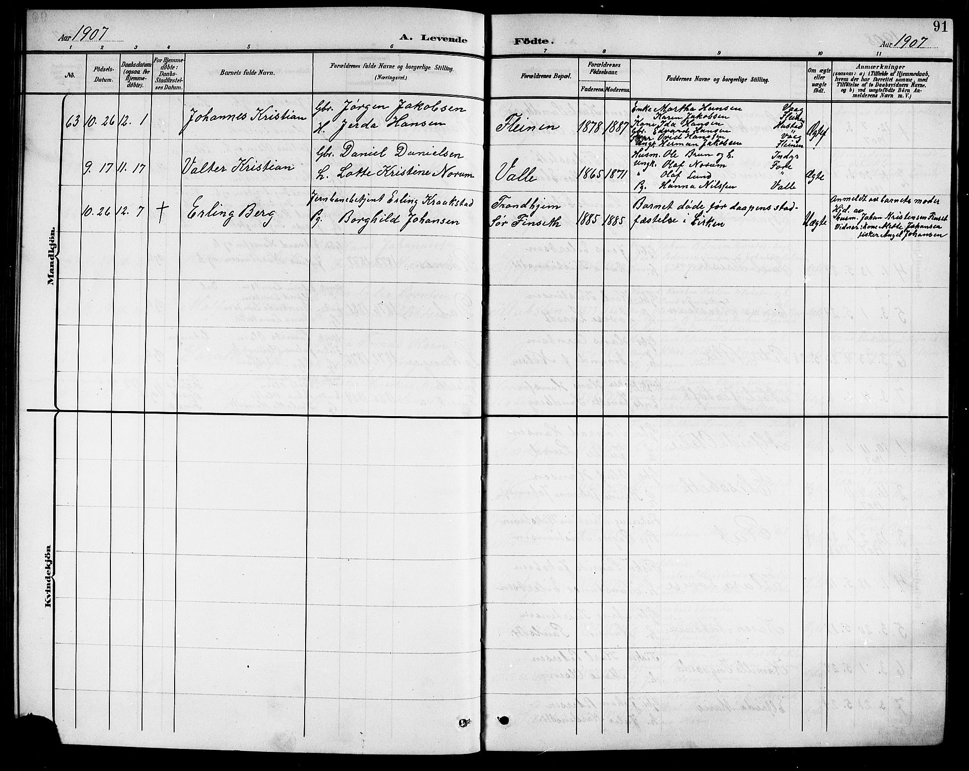 Ministerialprotokoller, klokkerbøker og fødselsregistre - Nordland, AV/SAT-A-1459/805/L0109: Parish register (copy) no. 805C05, 1900-1911, p. 91