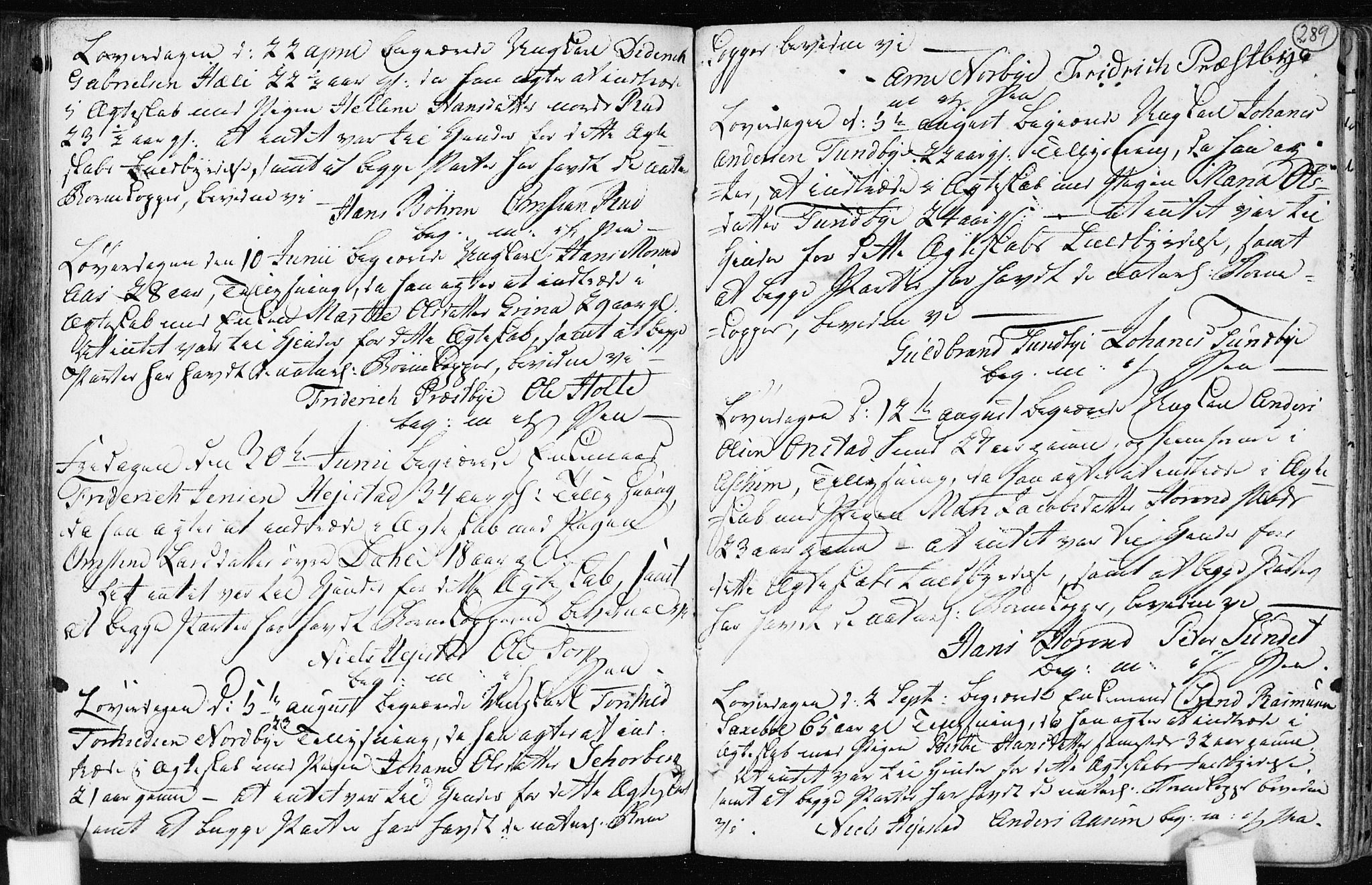 Spydeberg prestekontor Kirkebøker, AV/SAO-A-10924/F/Fa/L0003: Parish register (official) no. I 3, 1778-1814, p. 289