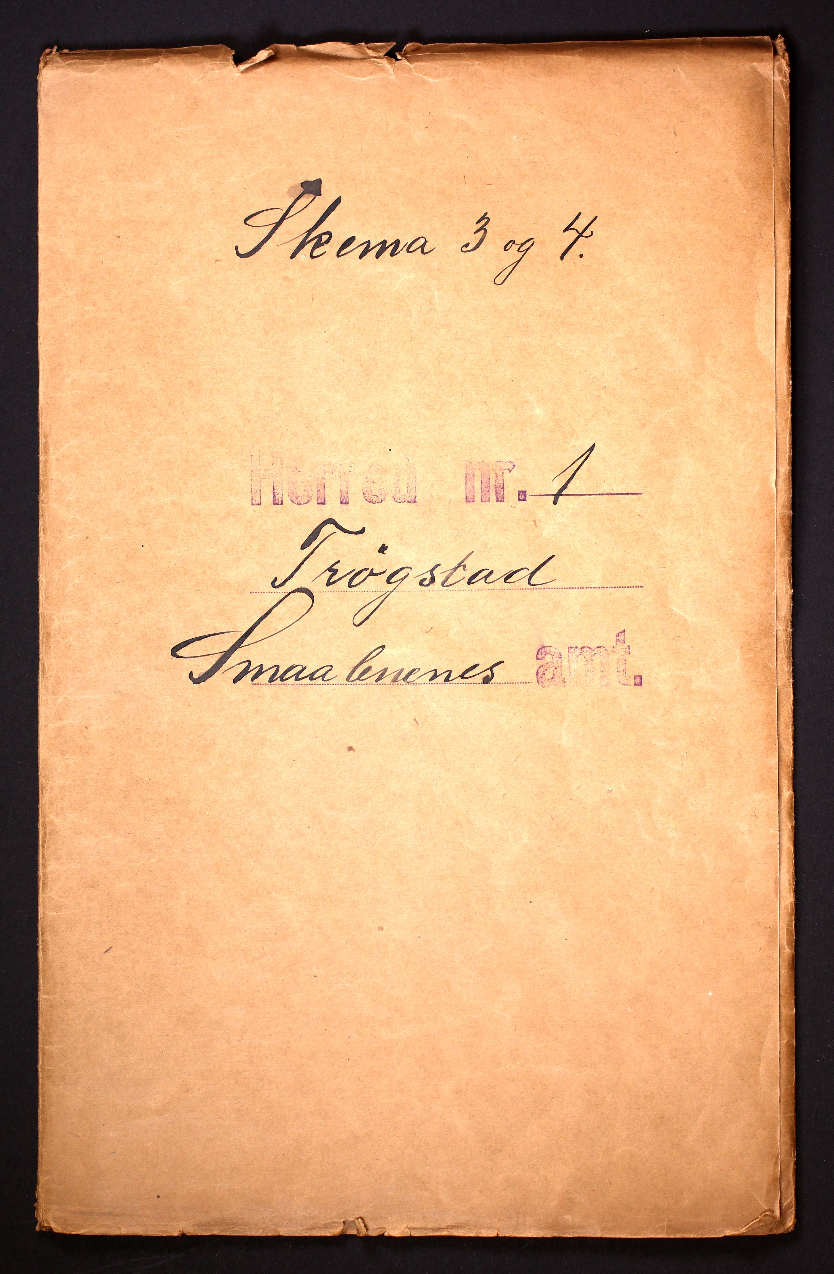 RA, 1910 census for Trøgstad, 1910, p. 1