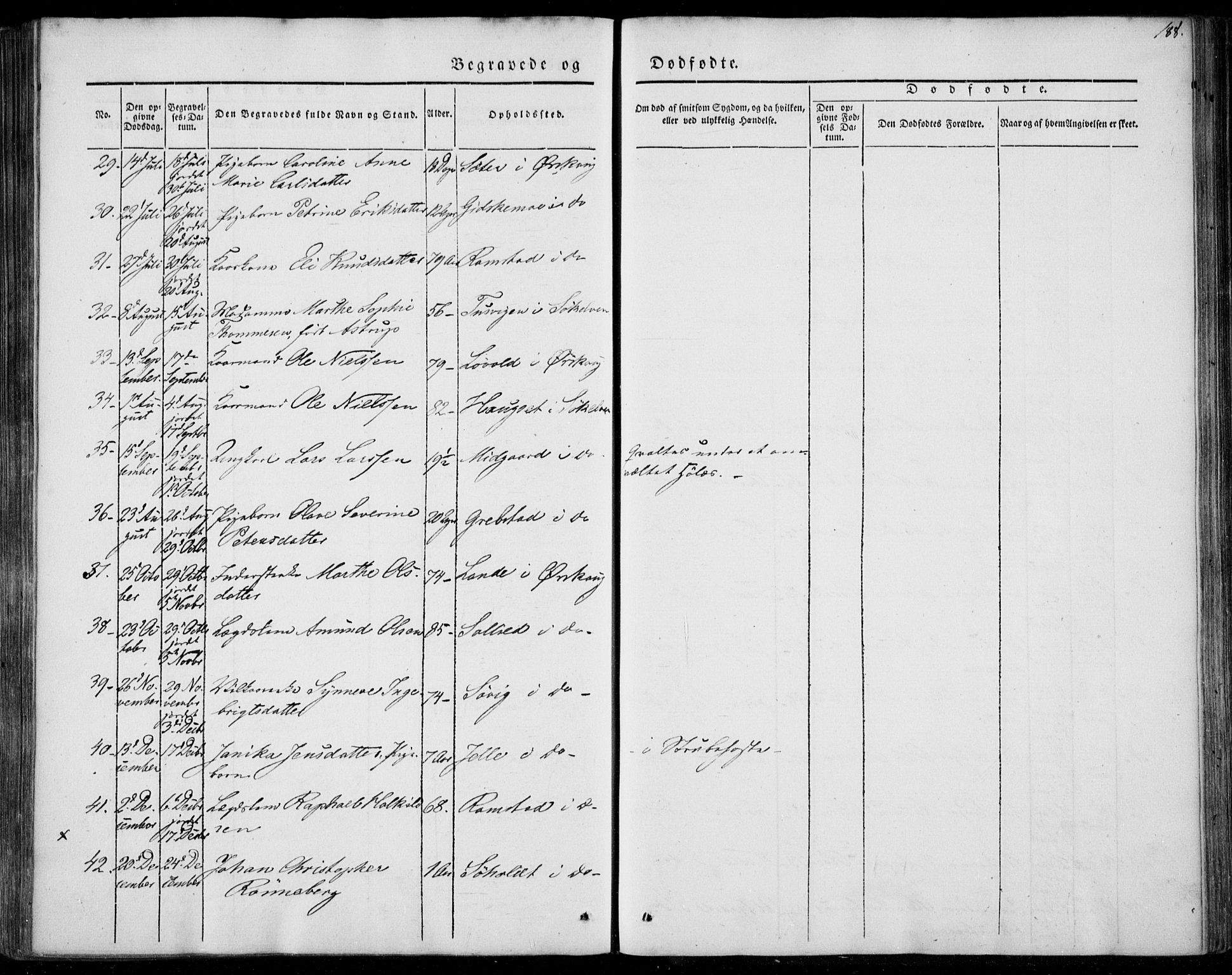 Ministerialprotokoller, klokkerbøker og fødselsregistre - Møre og Romsdal, AV/SAT-A-1454/522/L0312: Parish register (official) no. 522A07, 1843-1851, p. 188