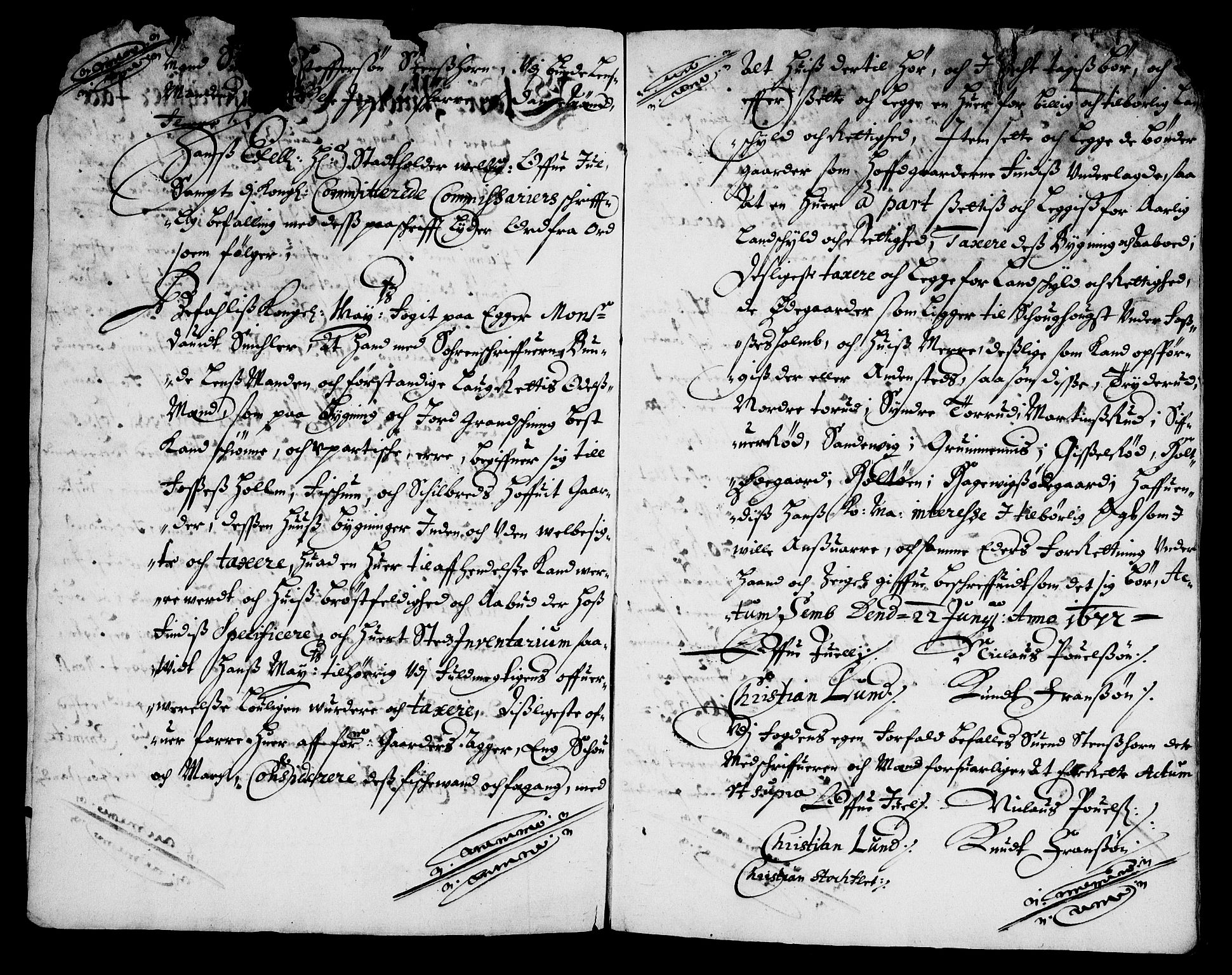 Rentekammeret inntil 1814, Realistisk ordnet avdeling, RA/EA-4070/On/L0013: [Jj 14]: Forskjellige dokumenter om krongodset i Norge, 1672-1722, p. 61