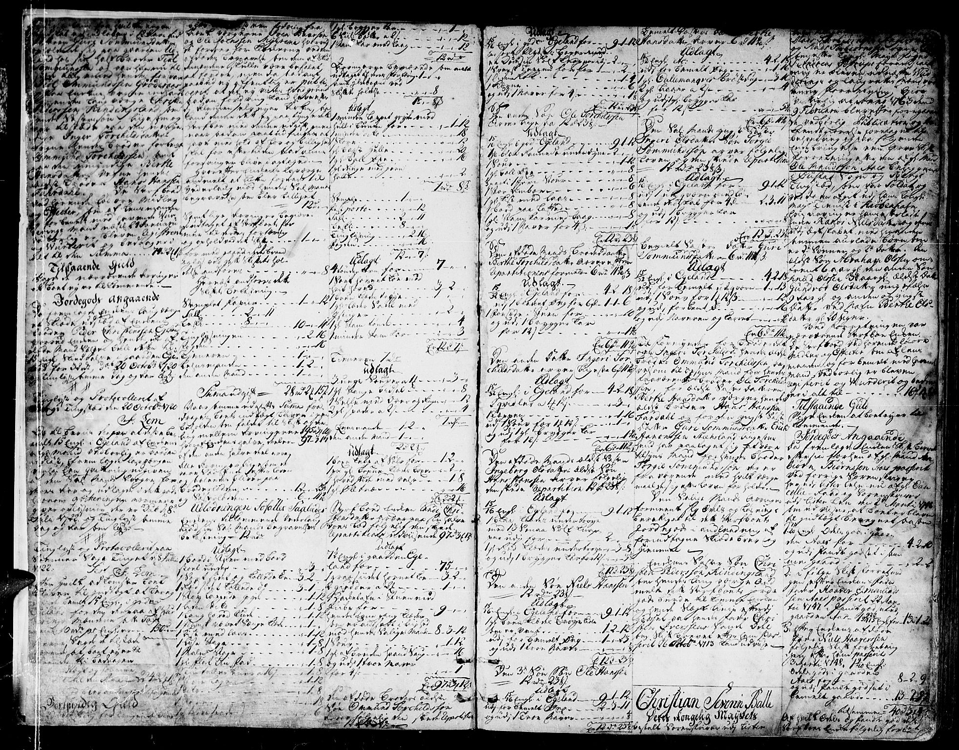 Lister sorenskriveri, AV/SAK-1221-0003/H/Hc/L0036: Skifteprotokoll nr 33a med register, 1763-1770, p. 4-5