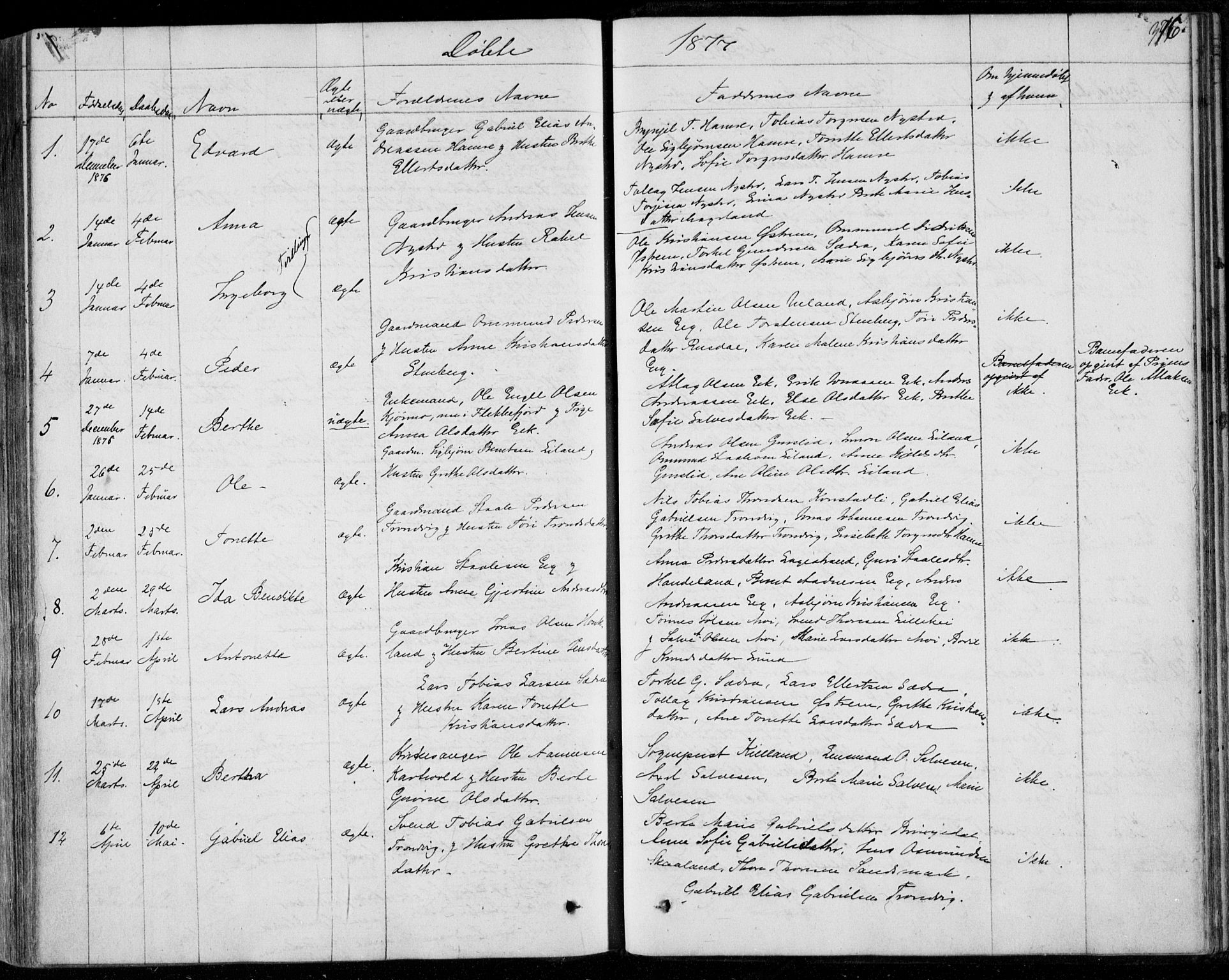 Lund sokneprestkontor, AV/SAST-A-101809/S06/L0009: Parish register (official) no. A 8, 1853-1877, p. 376