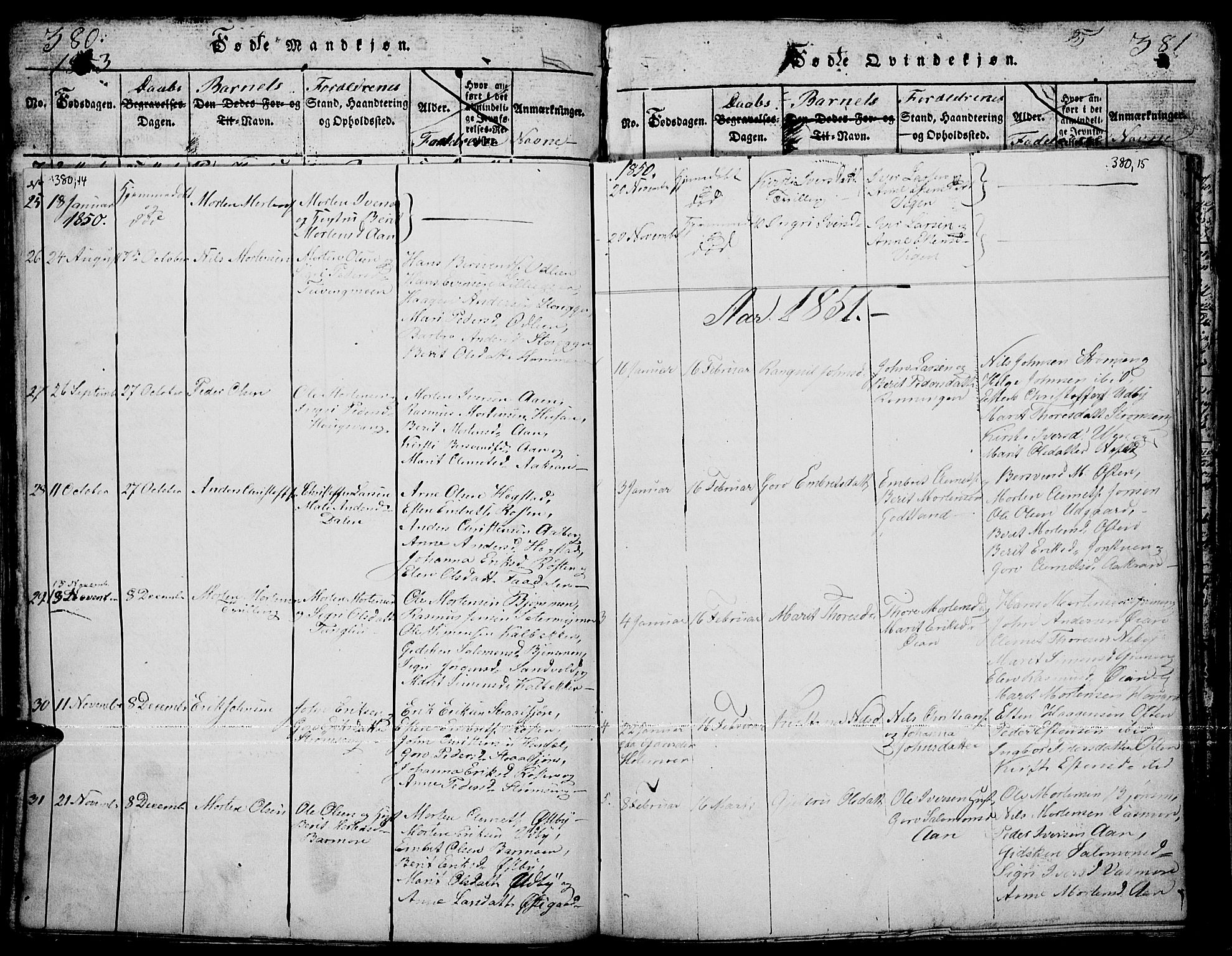 Tynset prestekontor, AV/SAH-PREST-058/H/Ha/Hab/L0001: Parish register (copy) no. 1, 1814-1859