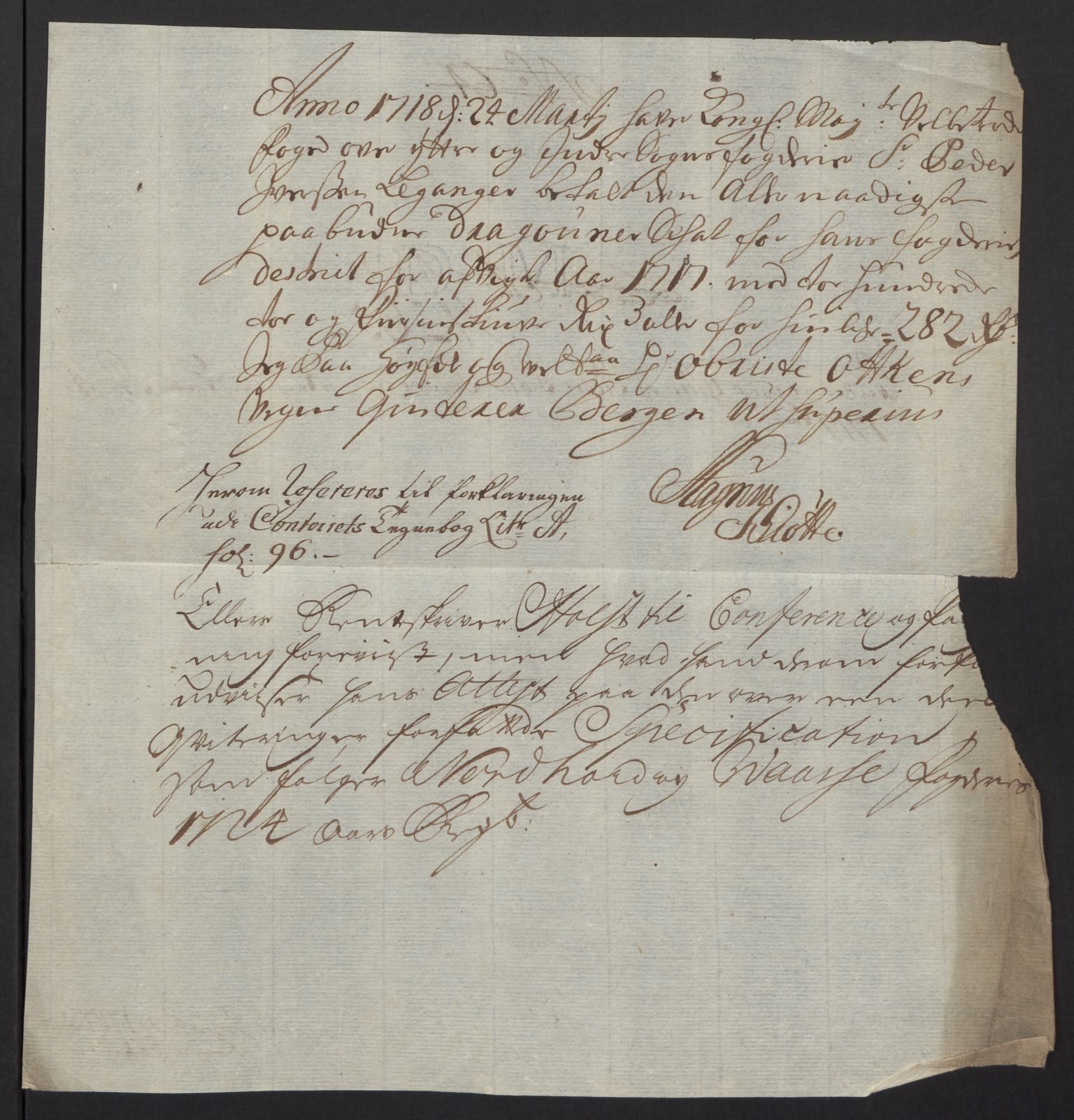 Rentekammeret inntil 1814, Reviderte regnskaper, Fogderegnskap, RA/EA-4092/R52/L3321: Fogderegnskap Sogn, 1717-1718, p. 290