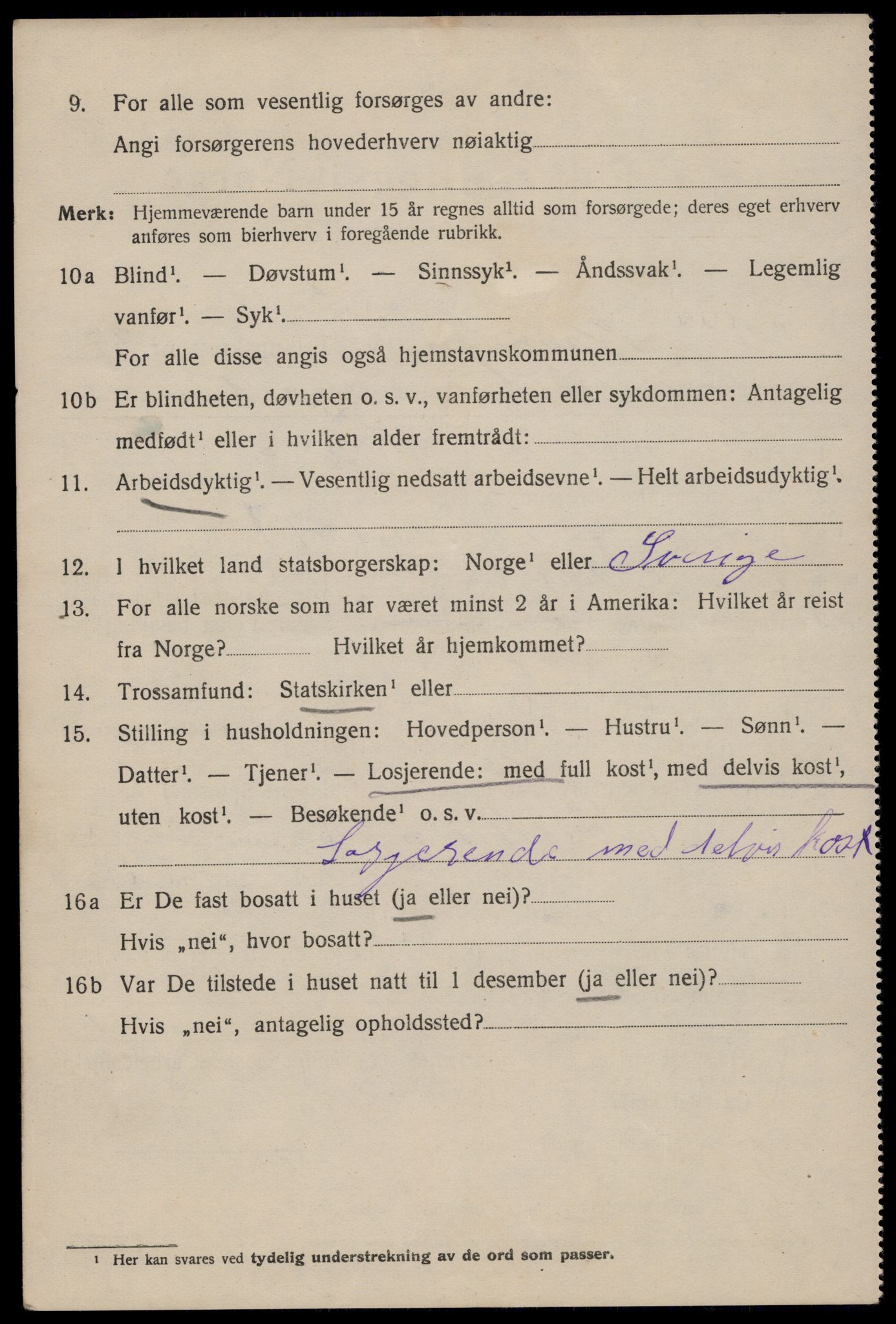 SAST, 1920 census for Stavanger, 1920, p. 99235