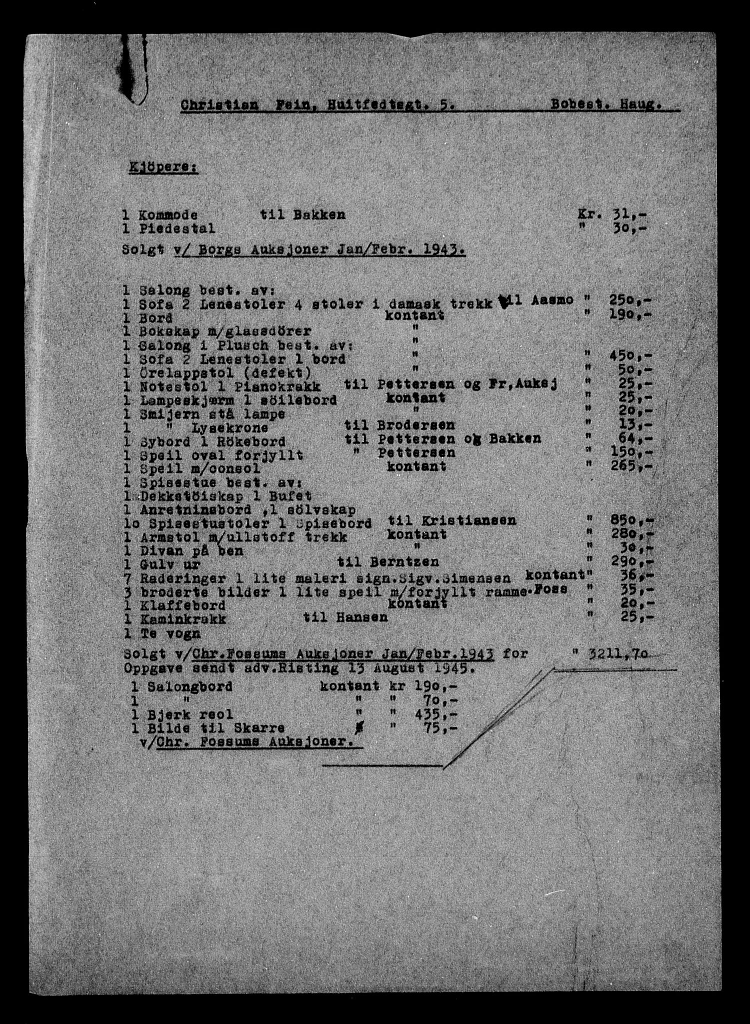 Justisdepartementet, Tilbakeføringskontoret for inndratte formuer, RA/S-1564/H/Hc/Hcc/L0933: --, 1945-1947, p. 334