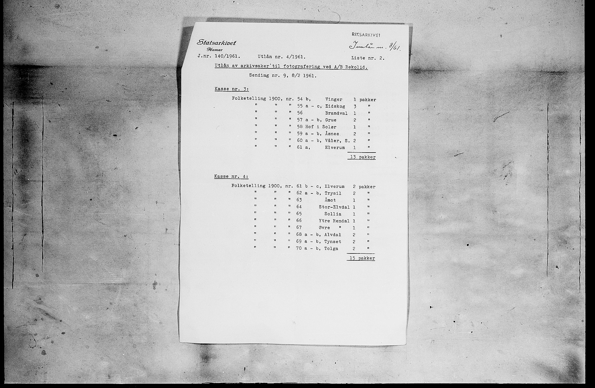 SAH, 1900 census for Åsnes, 1900, p. 50