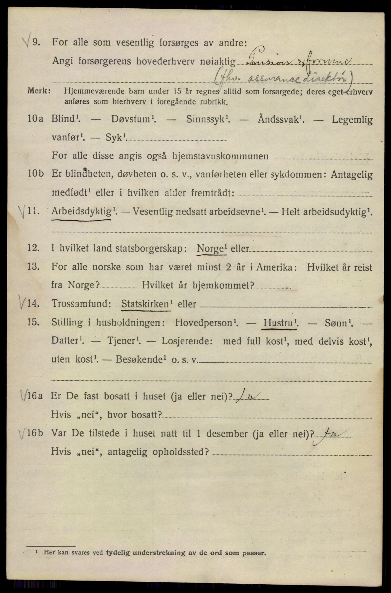 SAO, 1920 census for Kristiania, 1920, p. 142068