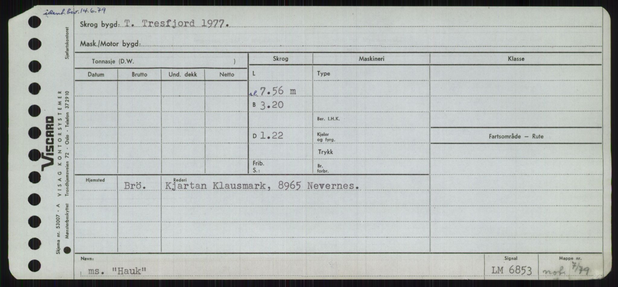 Sjøfartsdirektoratet med forløpere, Skipsmålingen, AV/RA-S-1627/H/Ha/L0002/0002: Fartøy, Eik-Hill / Fartøy, G-Hill, p. 561