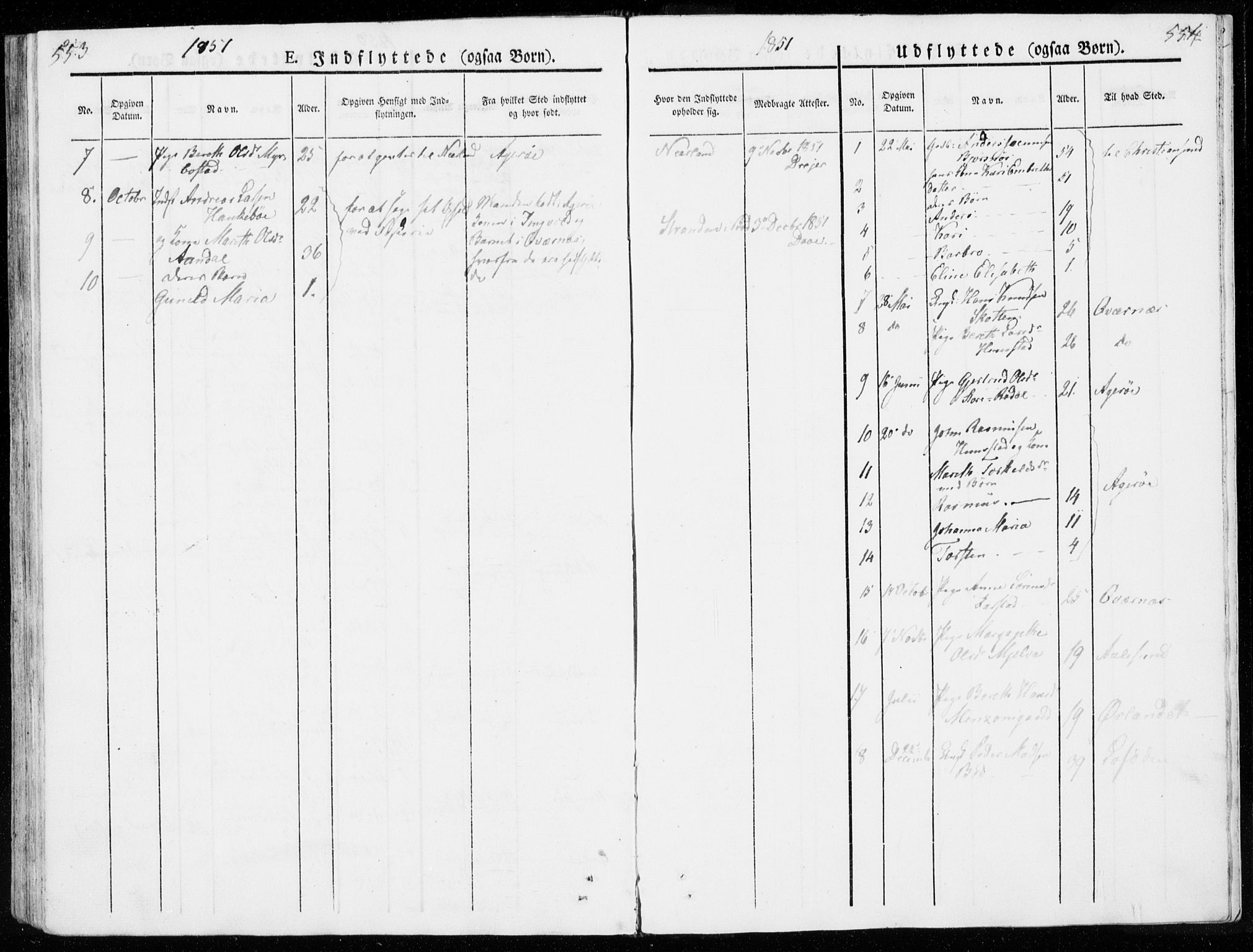 Ministerialprotokoller, klokkerbøker og fødselsregistre - Møre og Romsdal, AV/SAT-A-1454/566/L0766: Parish register (official) no. 566A05, 1842-1851, p. 553-554