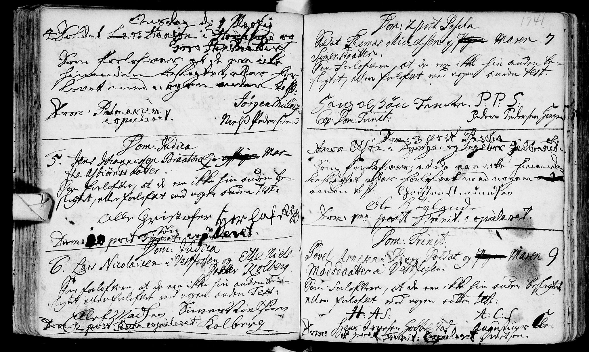 Eiker kirkebøker, AV/SAKO-A-4/F/Fa/L0005: Parish register (official) no. I 5 /1, 1705-1759