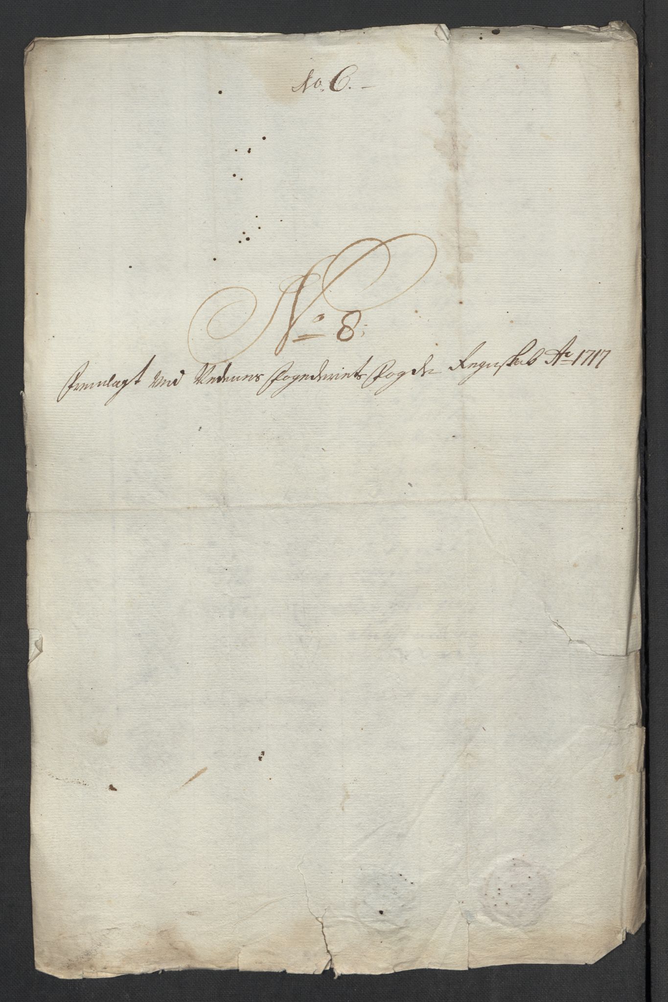 Rentekammeret inntil 1814, Reviderte regnskaper, Fogderegnskap, AV/RA-EA-4092/R39/L2326: Fogderegnskap Nedenes, 1717, p. 201