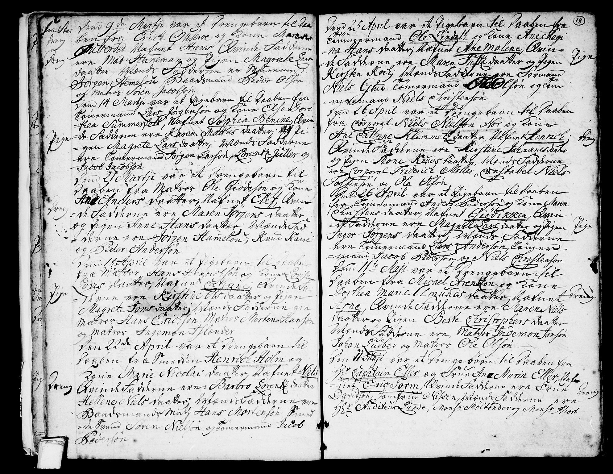 Stavern kirkebøker, AV/SAKO-A-318/F/Fa/L0001: Parish register (official) no. 1, 1756-1782, p. 18