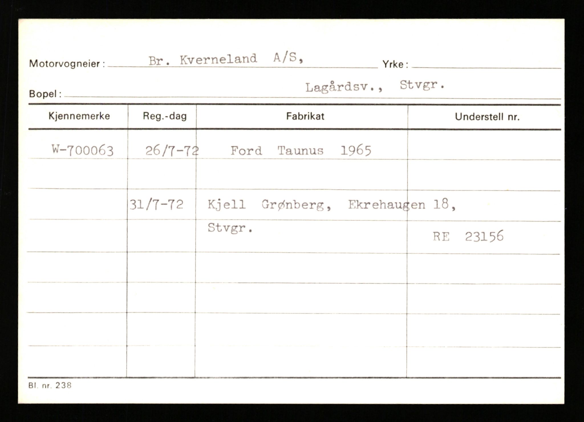 Stavanger trafikkstasjon, SAST/A-101942/0/G/L0012: Registreringsnummer: 363571 - 800000, 1930-1971, p. 2182