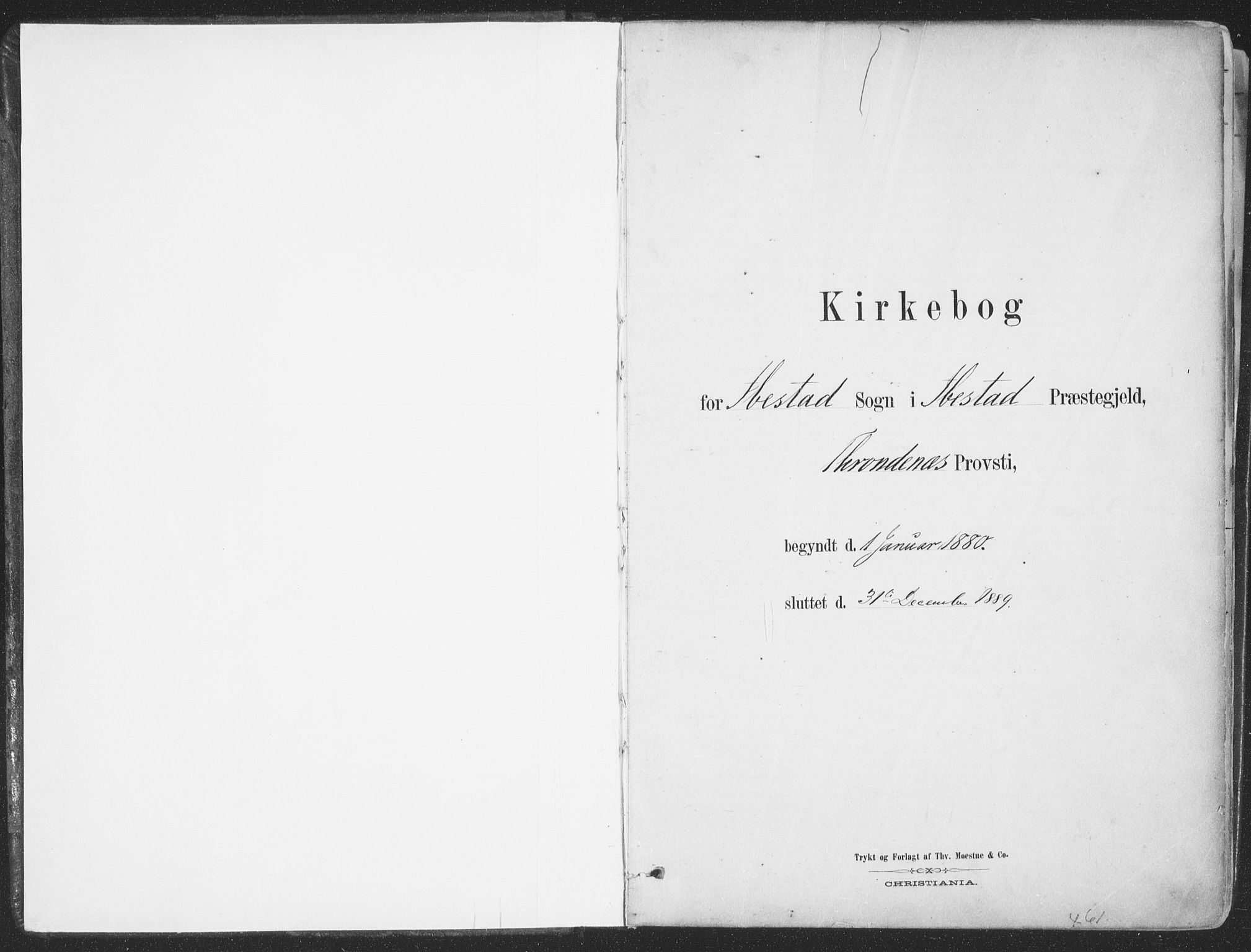 Ibestad sokneprestembete, SATØ/S-0077/H/Ha/Haa/L0011kirke: Parish register (official) no. 11, 1880-1889